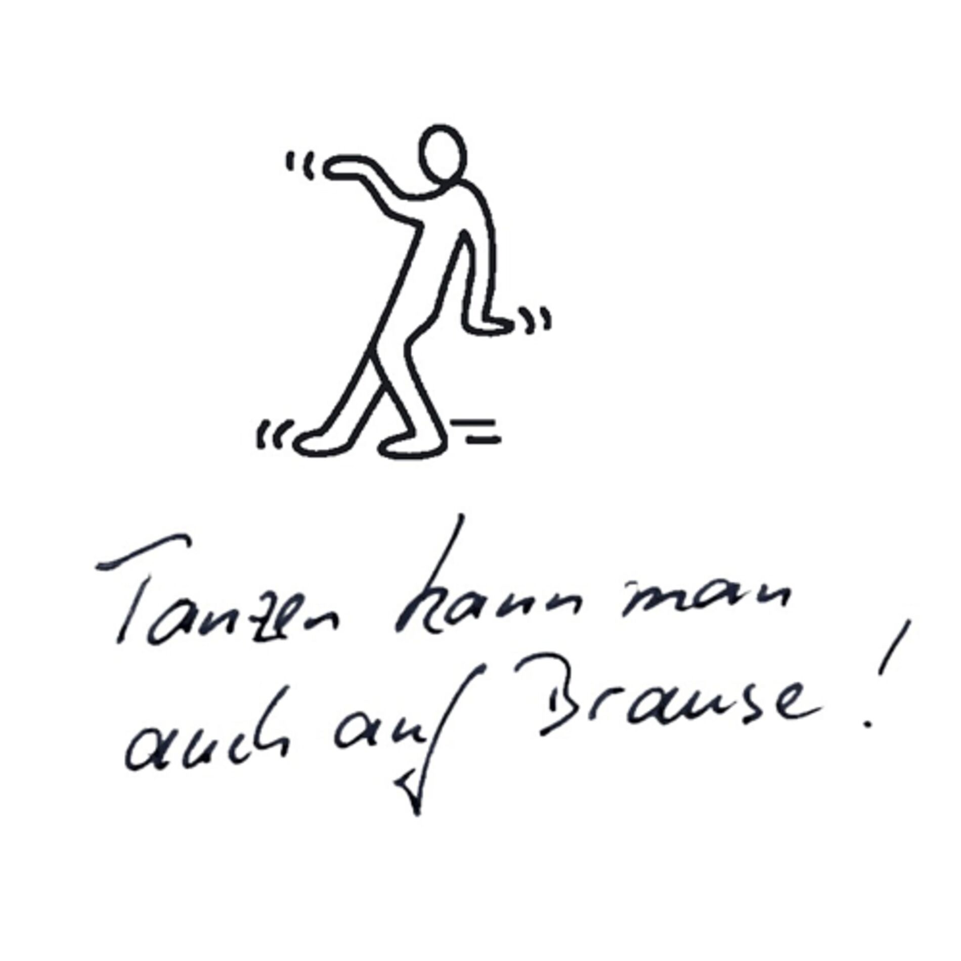 Show cover of Tanzen kann man auch auf Brause