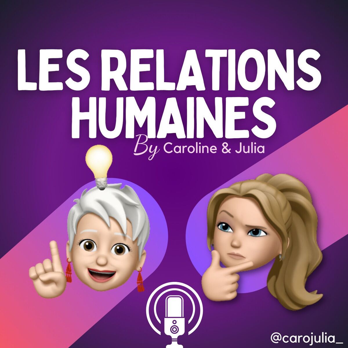 Show cover of Les relations humaines by Caroline & Julia