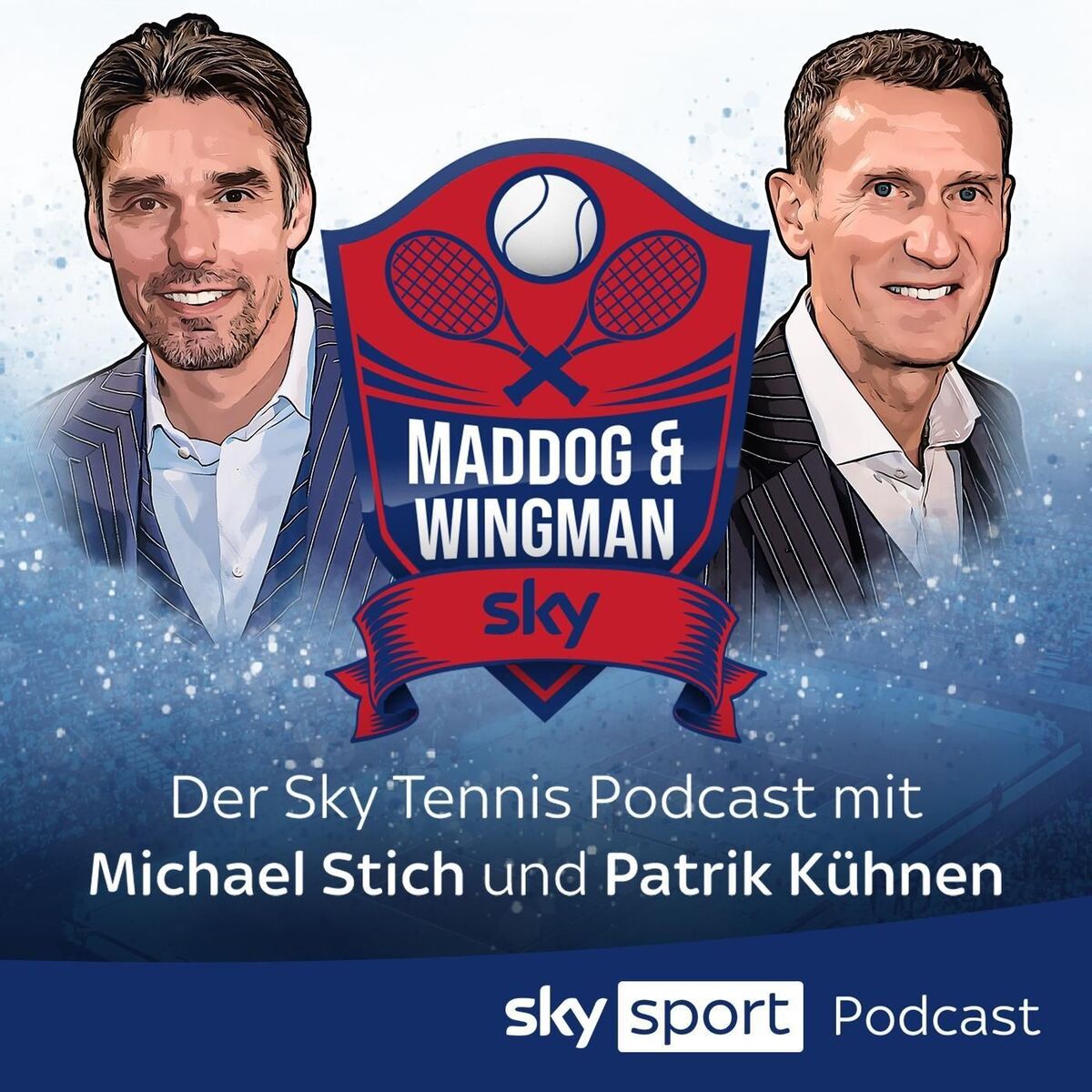 Show cover of Maddog & Wingman - der Sky Tennis Podcast