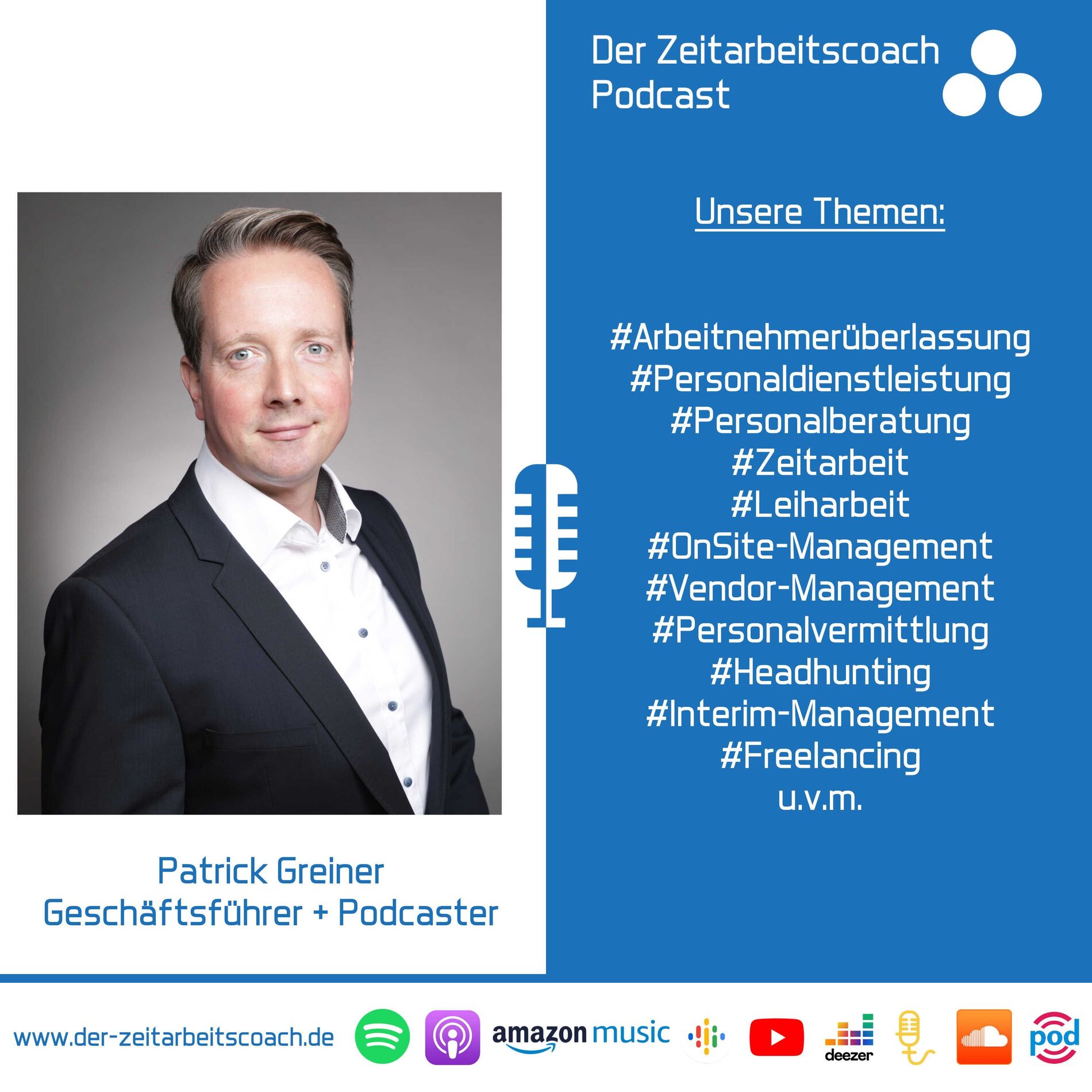 Show cover of Der Zeitarbeitscoach Podcast