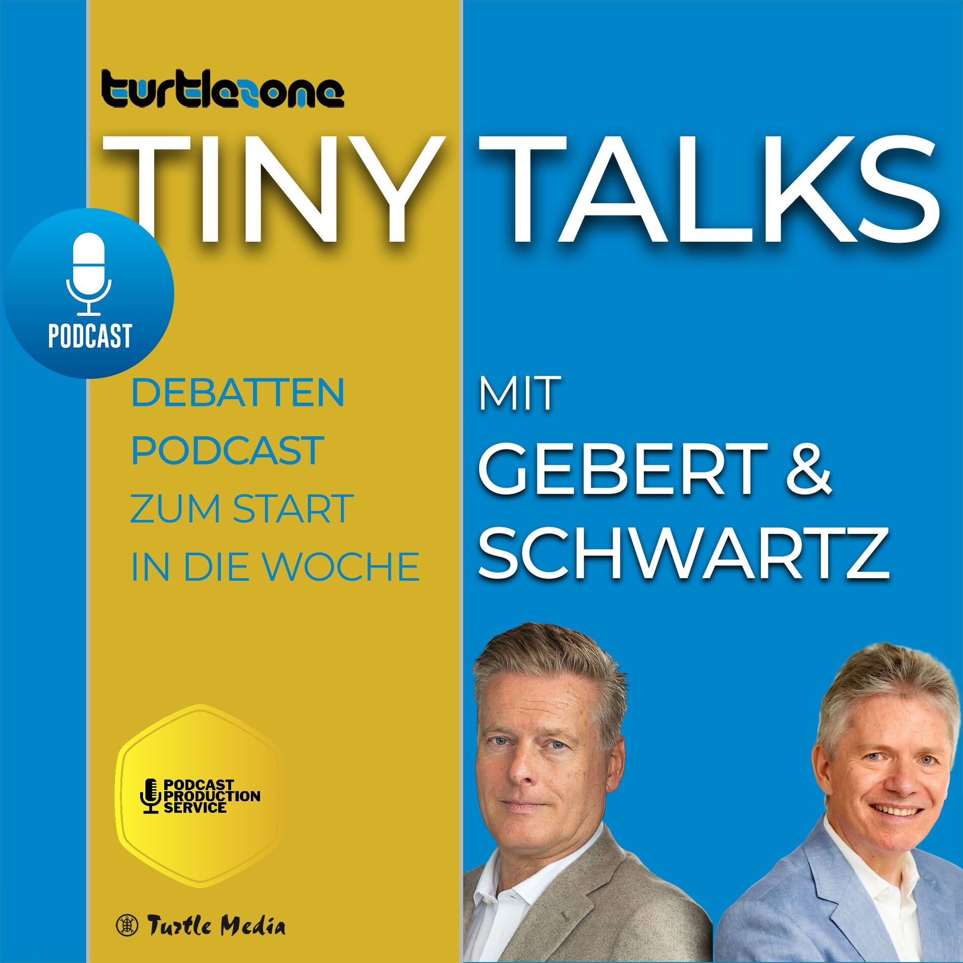 Show cover of Turtlezone Tiny Talks - Der Debatten-Podcast mit Gebert und Schwartz