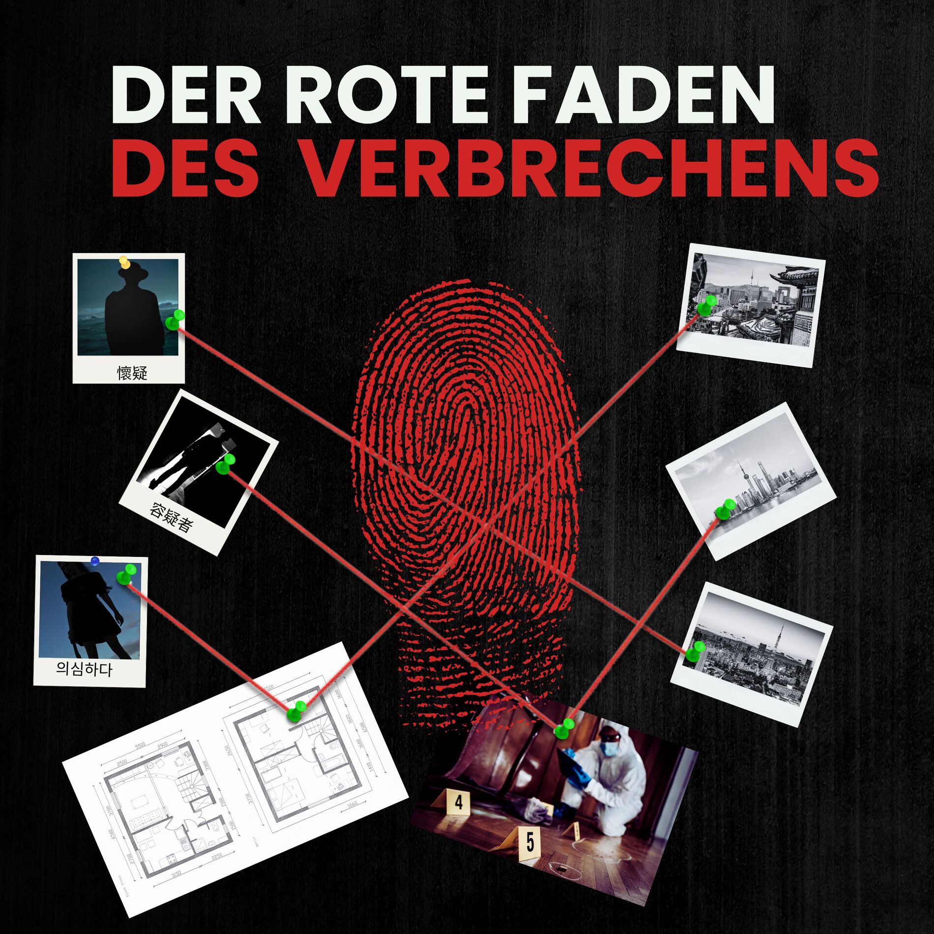 Show cover of Der rote Faden des Verbrechens