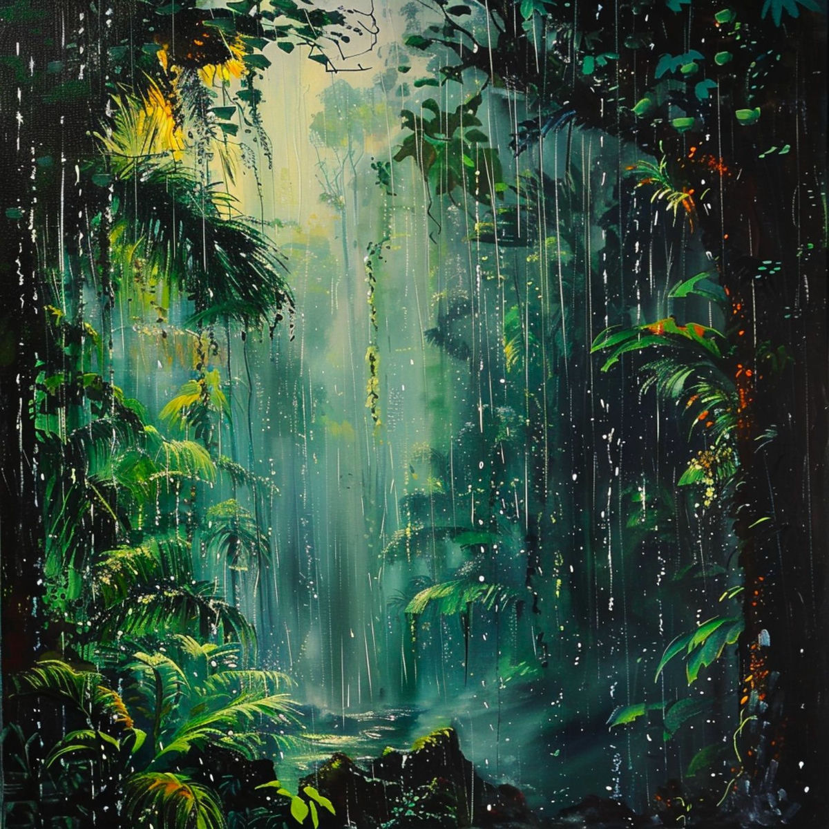 Show cover of Rainforest Slumber - Nature Sounds and Rain