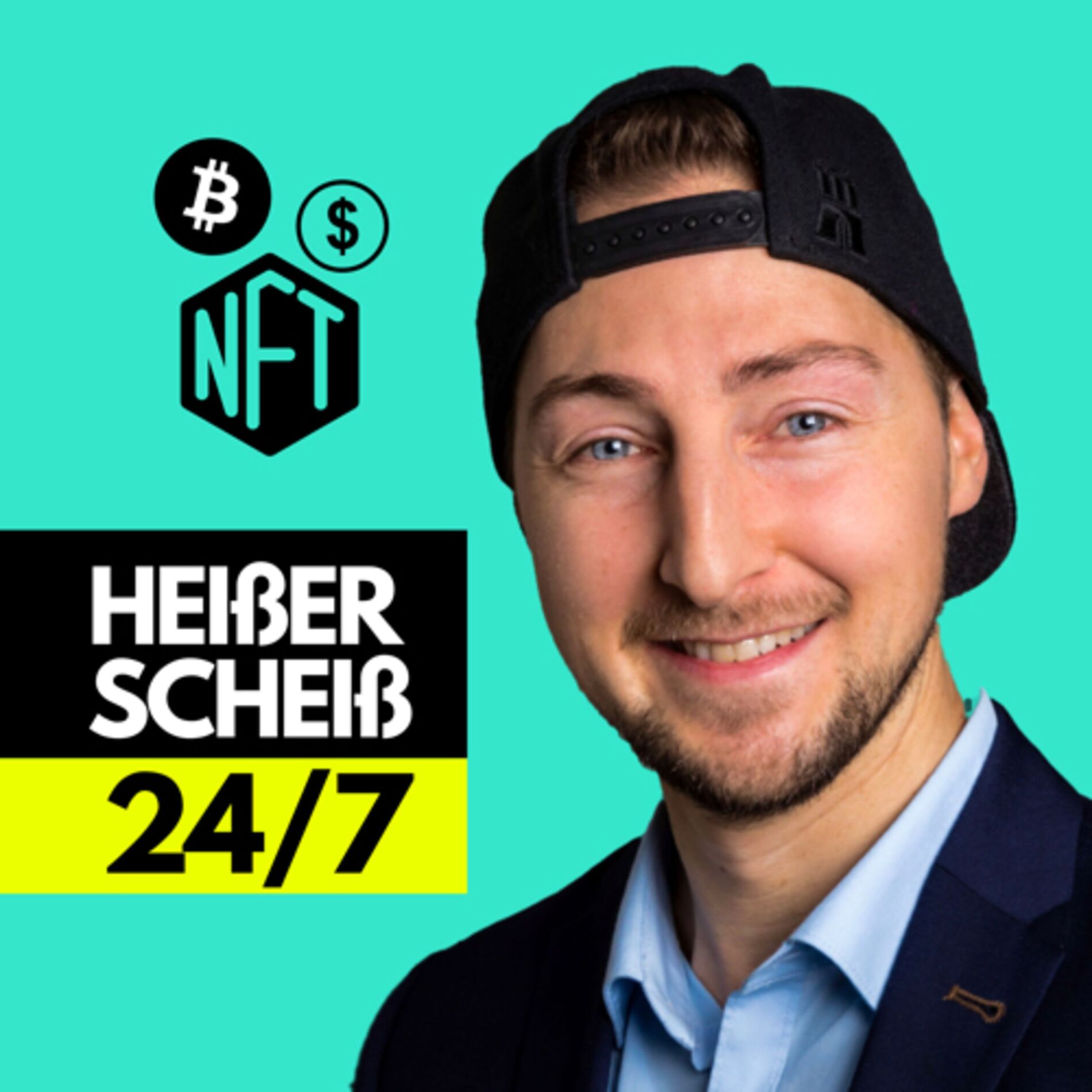 Show cover of HEIßER SCHEIß 24 7 Aktien, NFTs, Kryptowährungen inspiriert vom Doppelgänger Tech Talk, Handelsblatt