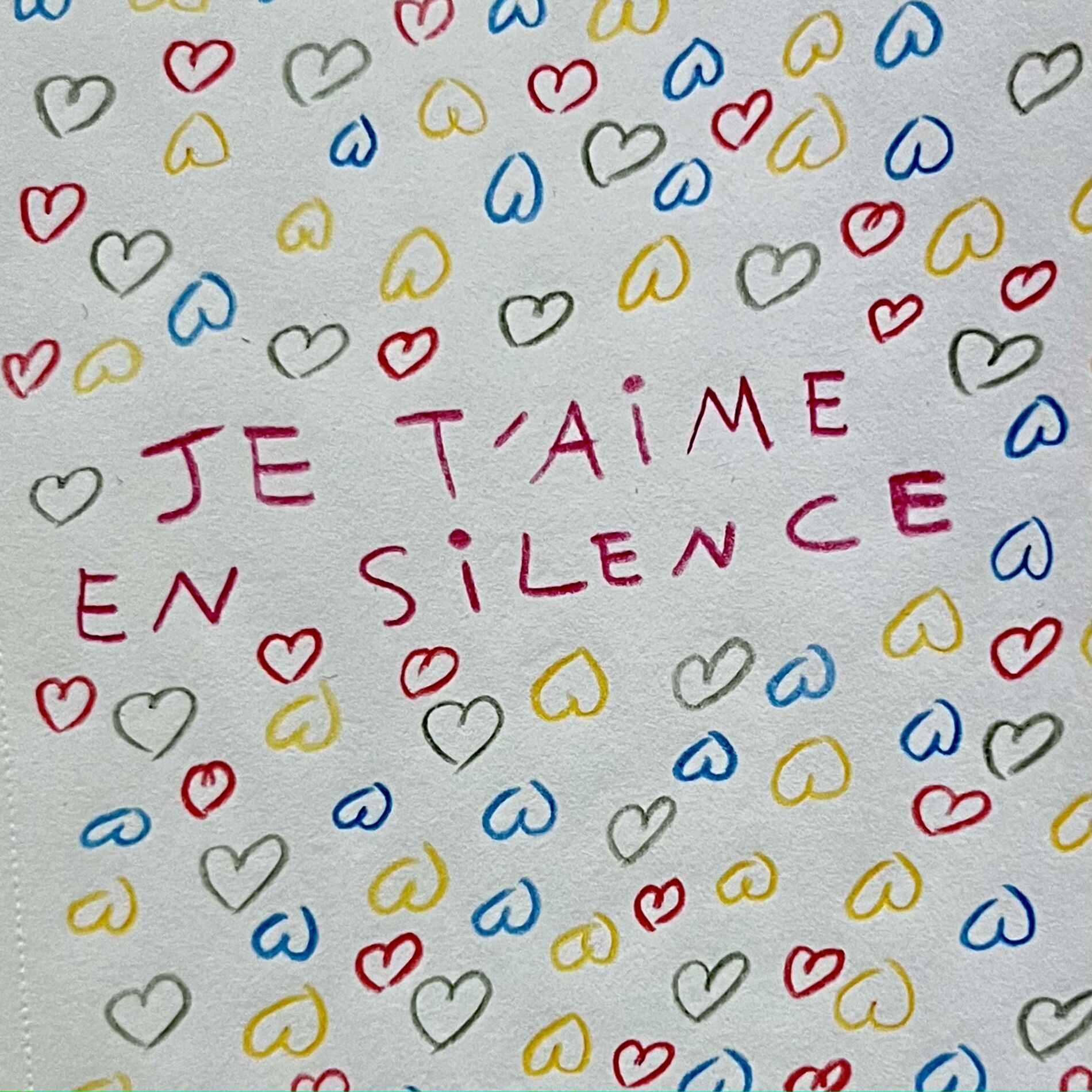Show cover of Je t'aime en silence