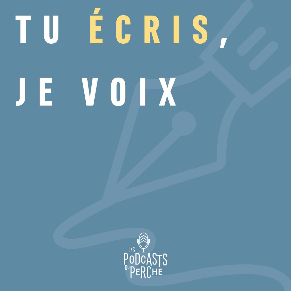 Show cover of Tu écris, je voix
