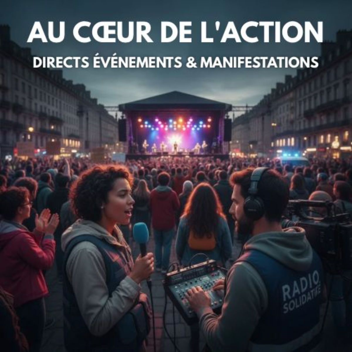 Show cover of Au cœur de l'action - Radio Solidarité