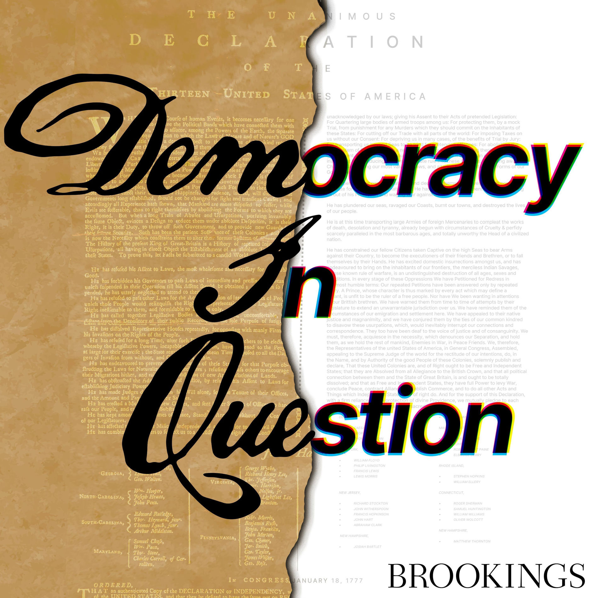 Show cover of Democracy in Question: America at 250