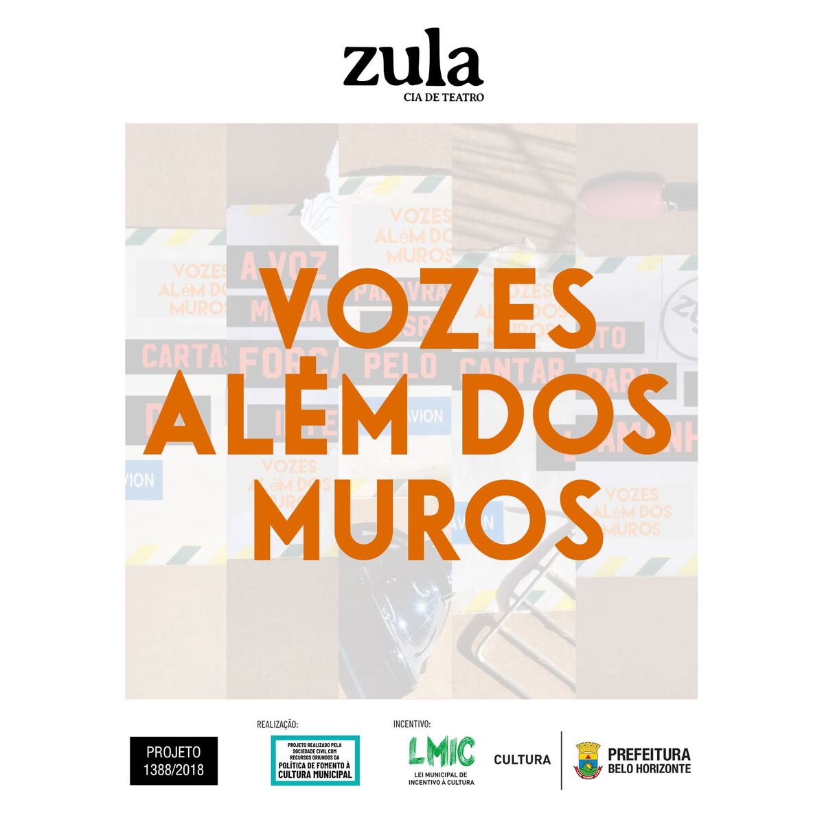 Show cover of Vozes além dos muros - Zula Cia de Teatro