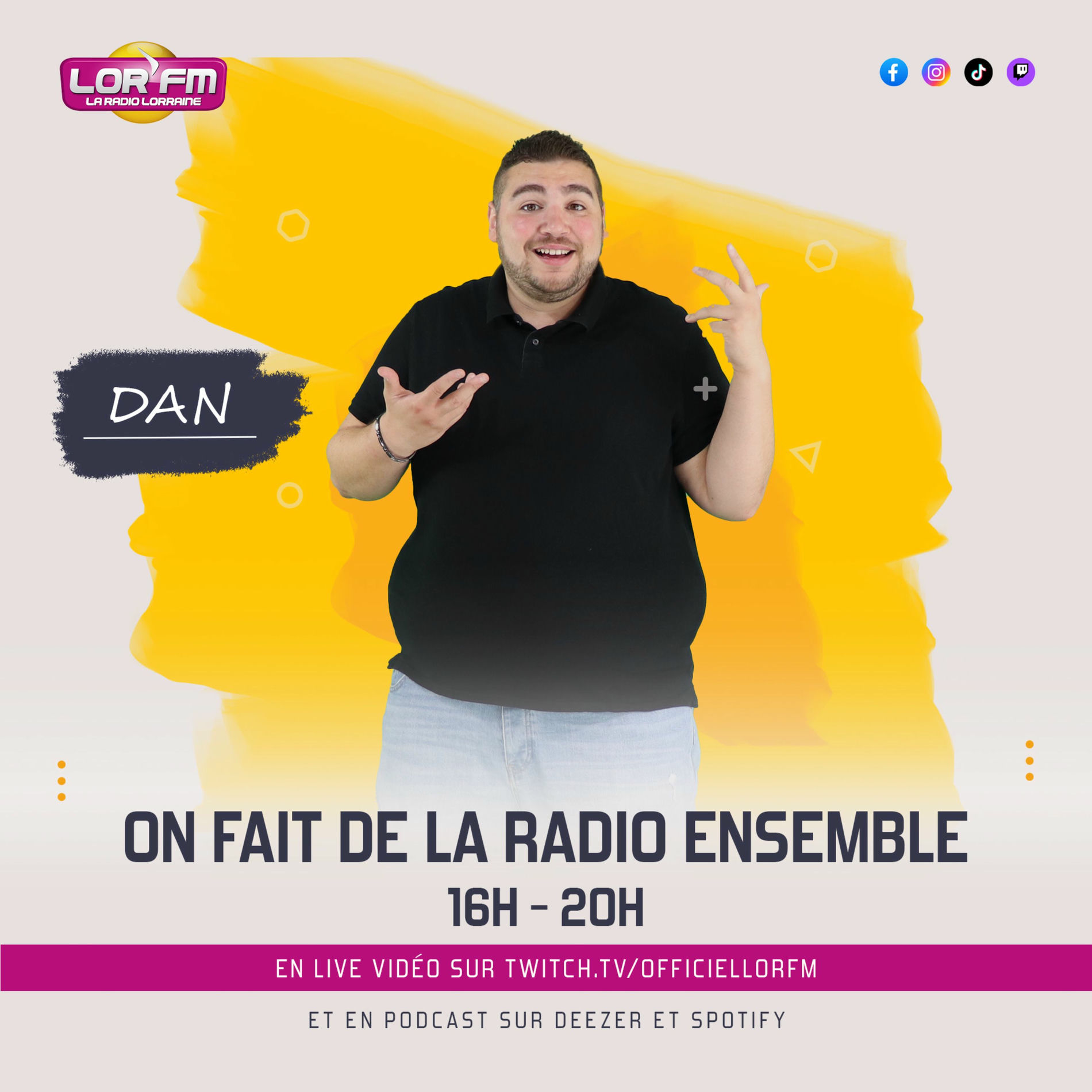Show cover of DAN - 16H > 20H sur LOR'FM