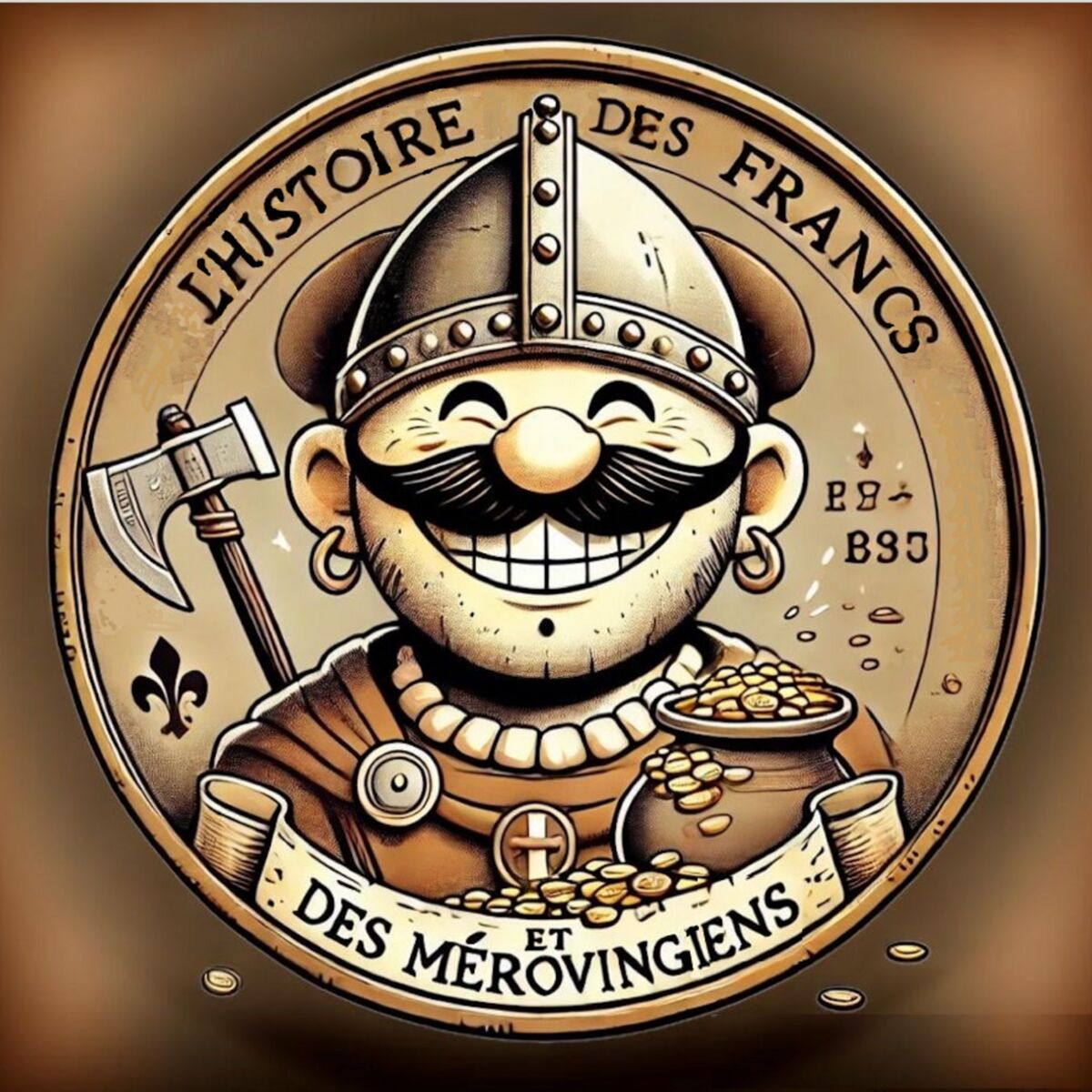 Show cover of L'histoire des Francs et des Mérovingiens
