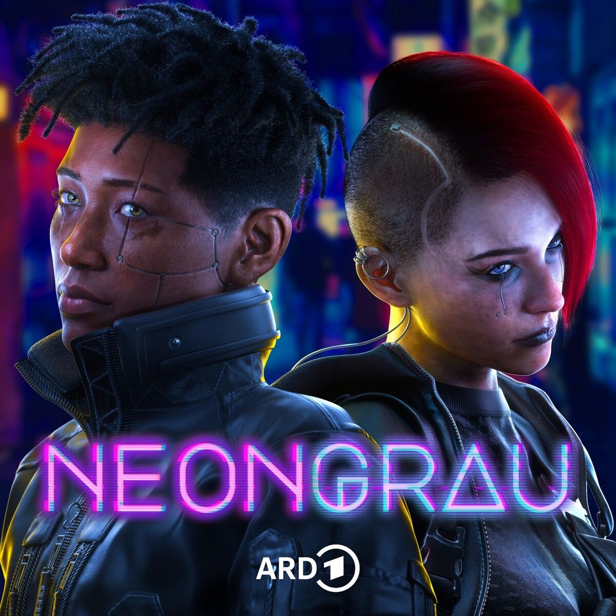 Show cover of Neongrau - Cyberpunk-Hörspiel-Serie
