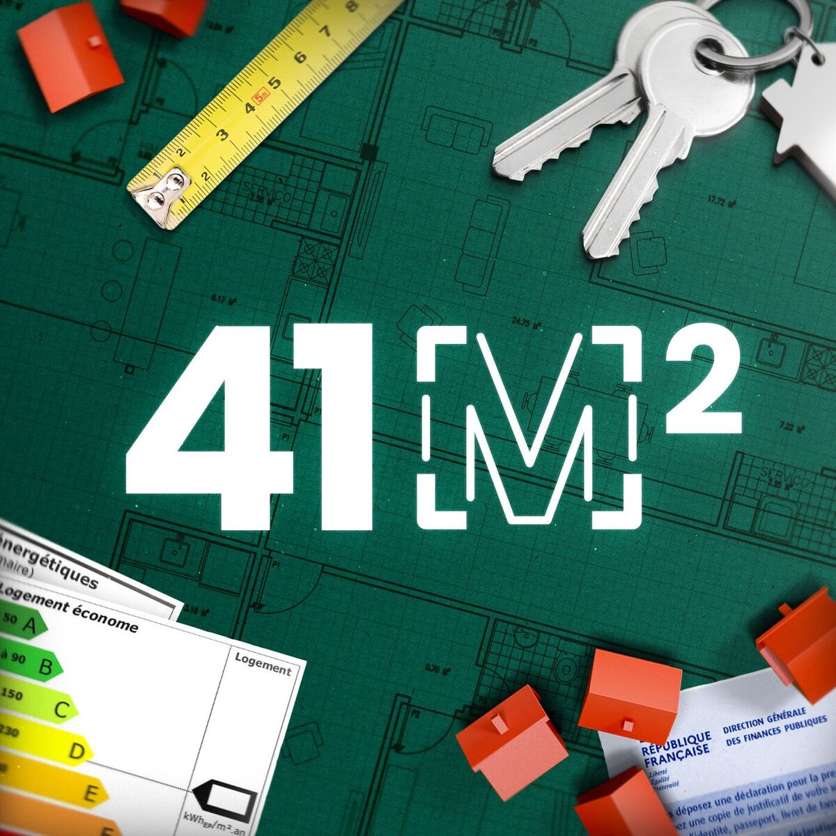 Show cover of 41m² - Le podcast de l'investissement immobilier et des finances perso