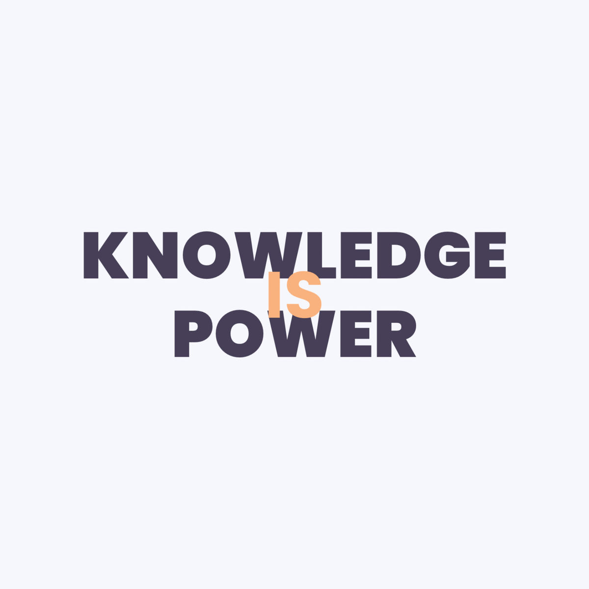 Show cover of Knowledge is Power