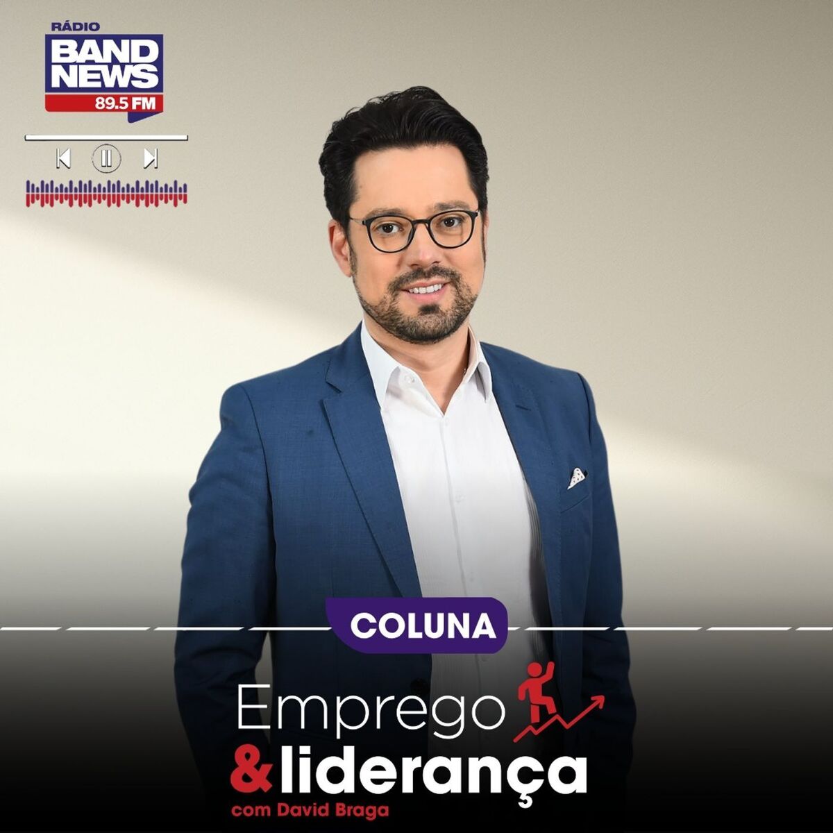 Show cover of Emprego e Liderança, com David Braga