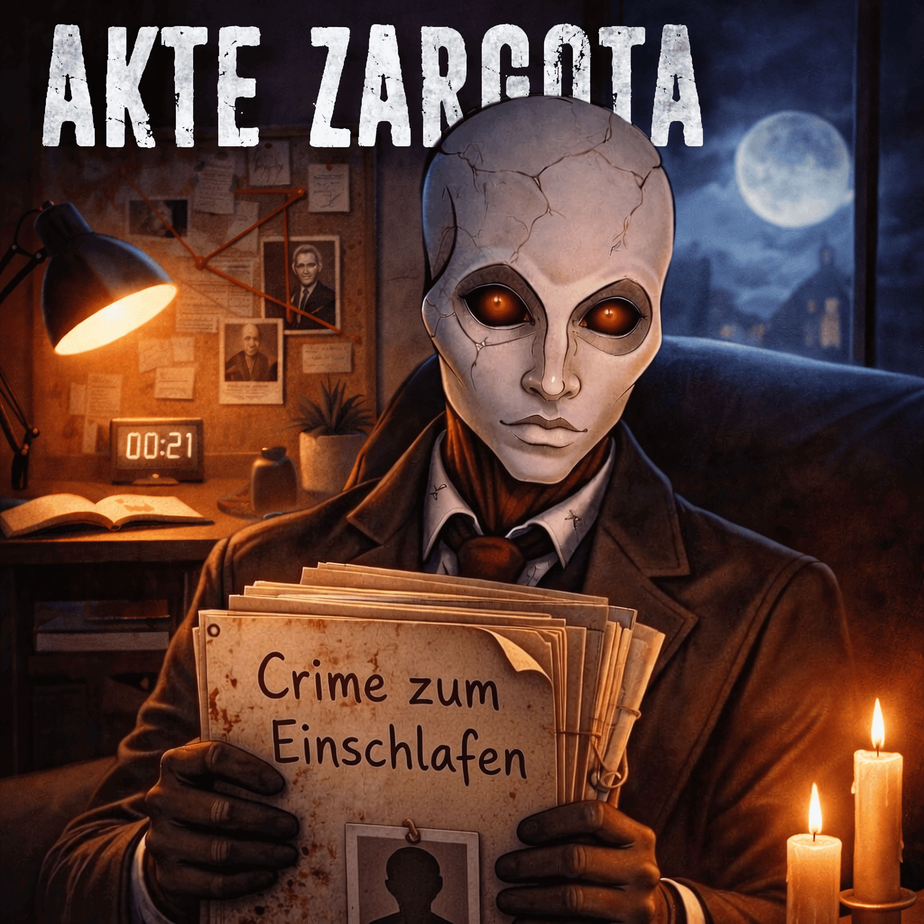 Show cover of Akte Zargota – Crime zum Einschlafen