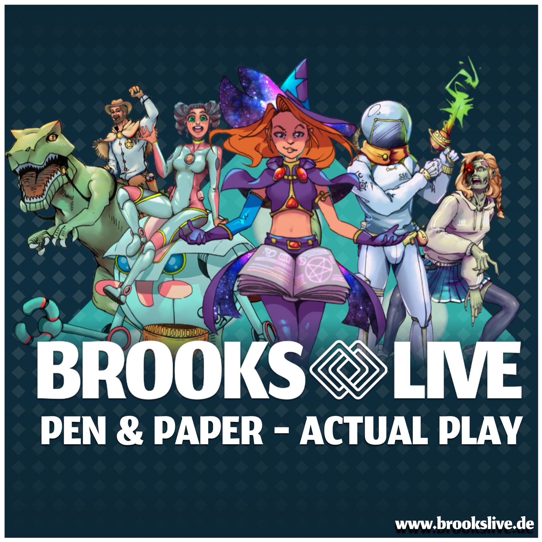 Show cover of BROOKS LIVE - Pen&Paper ActualPlay