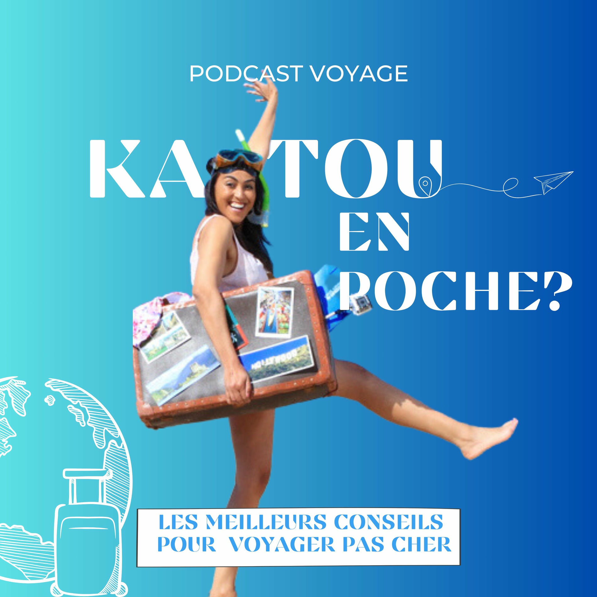 Show cover of Katou en poche - Le podcast des bons plans voyages pas chers
