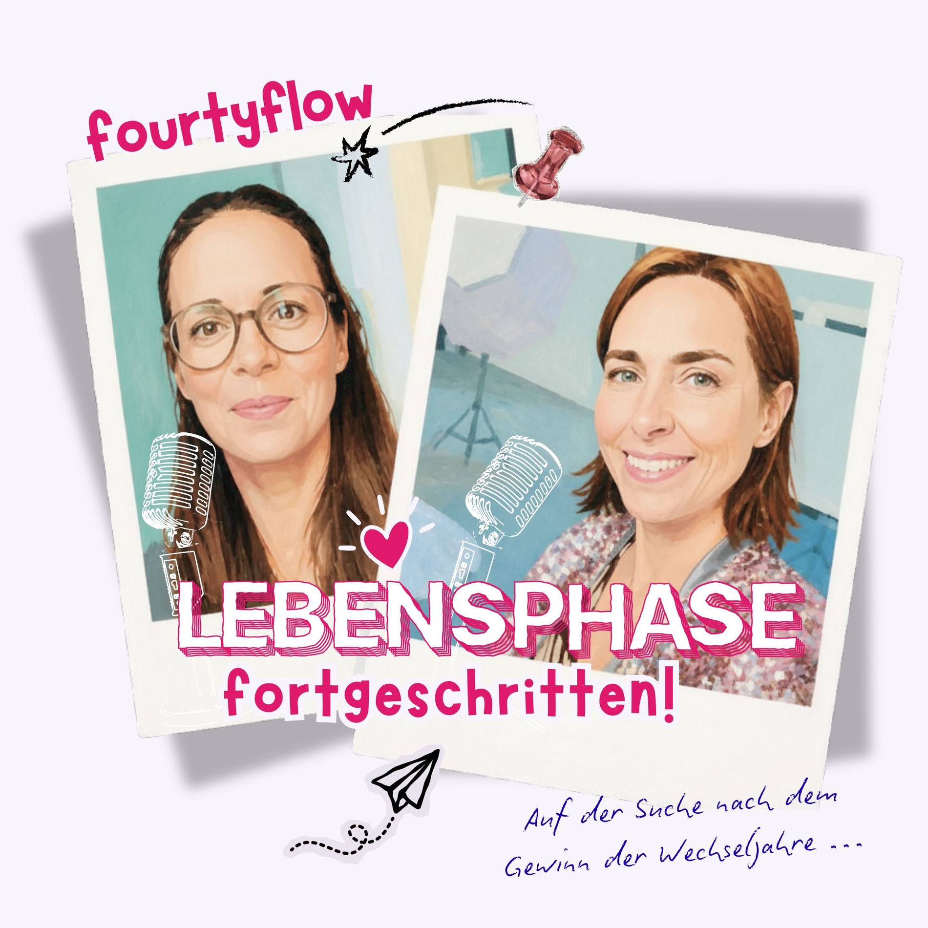 Show cover of fourtyflow „Lebensphase: fortgeschritten!“ - Dein Sonntagnachmittag Podcast auf der Suche nach dem Gewinn der Wechseljahre.