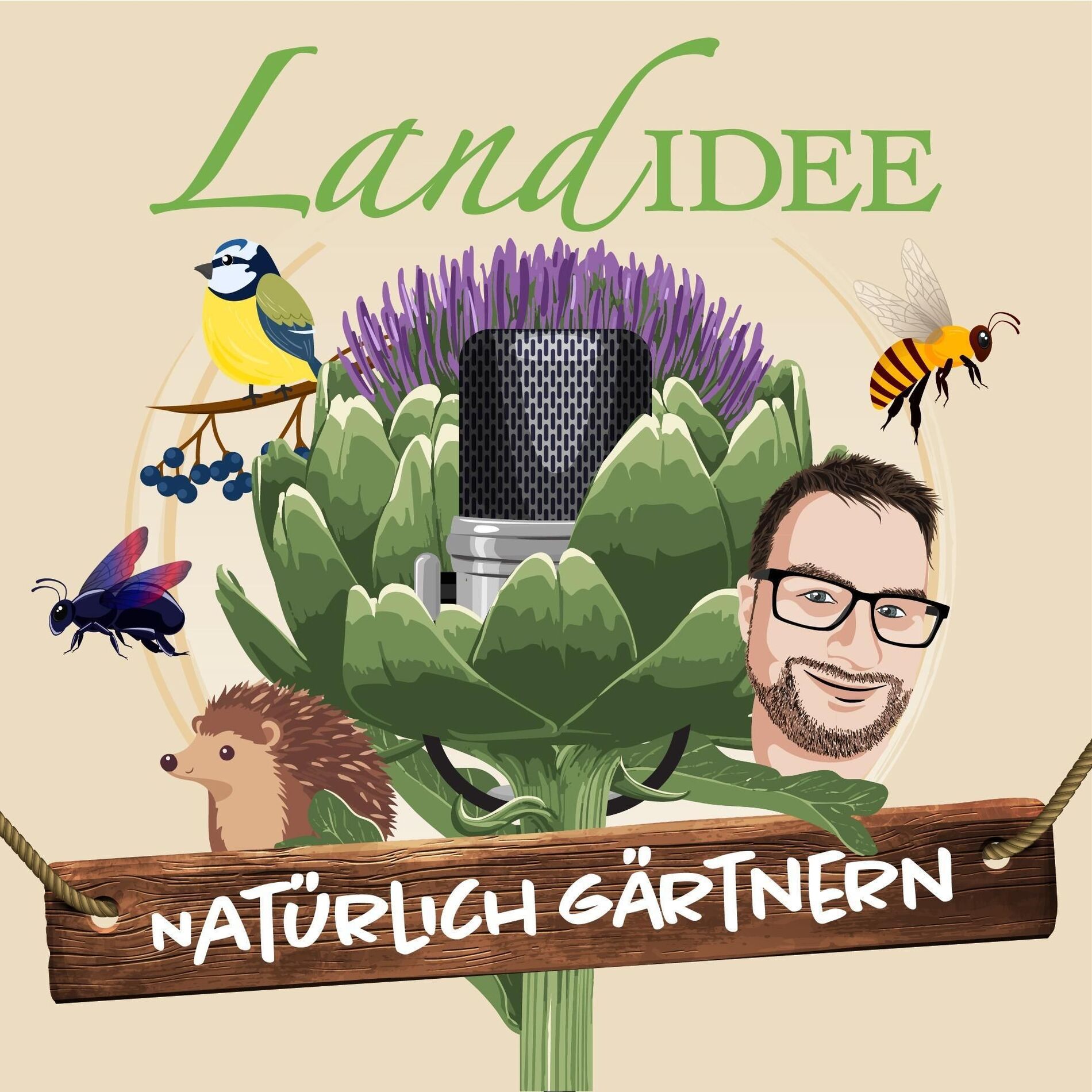 Show cover of LandIDEE natürlich gärtnern