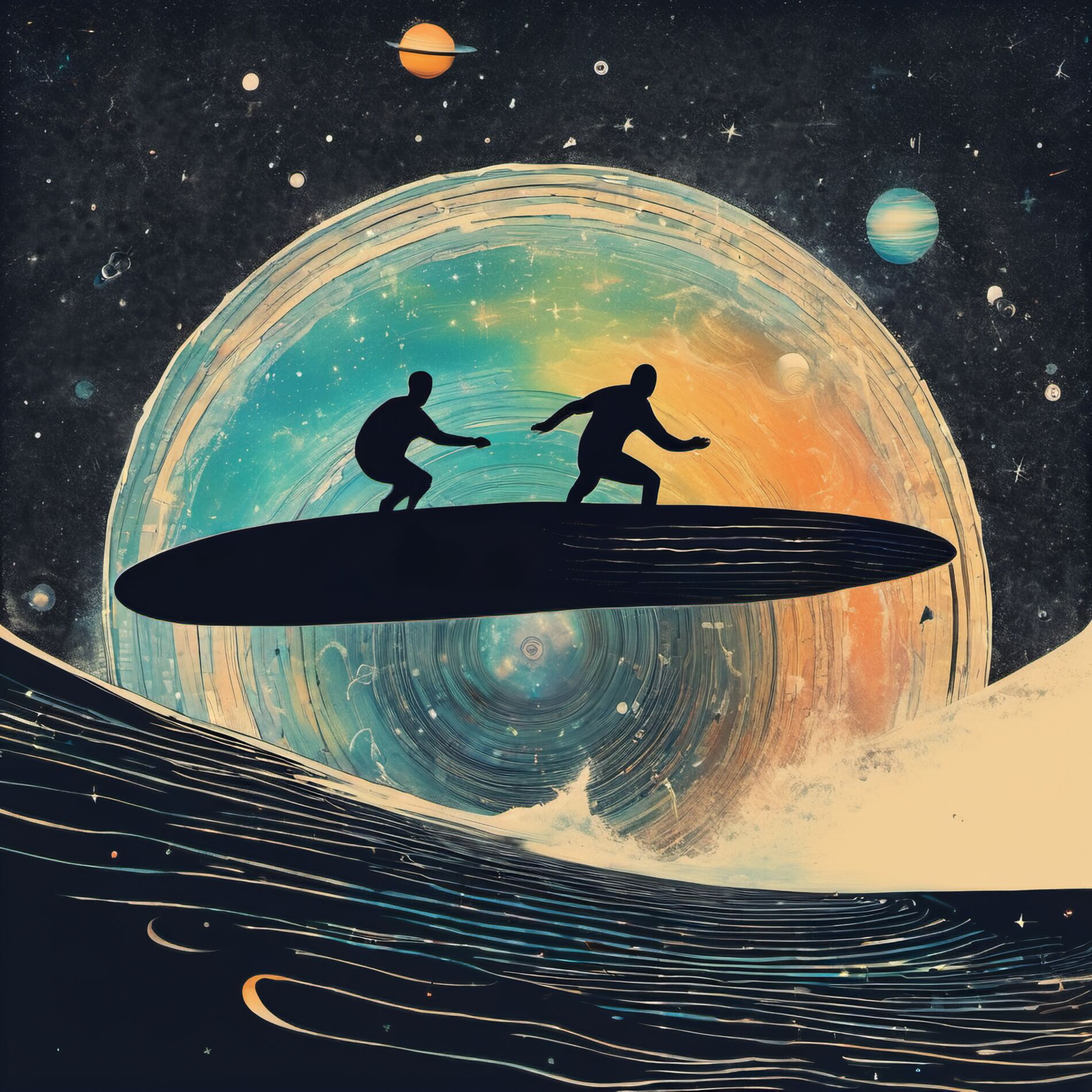Show cover of Per Album durch die Galaxis