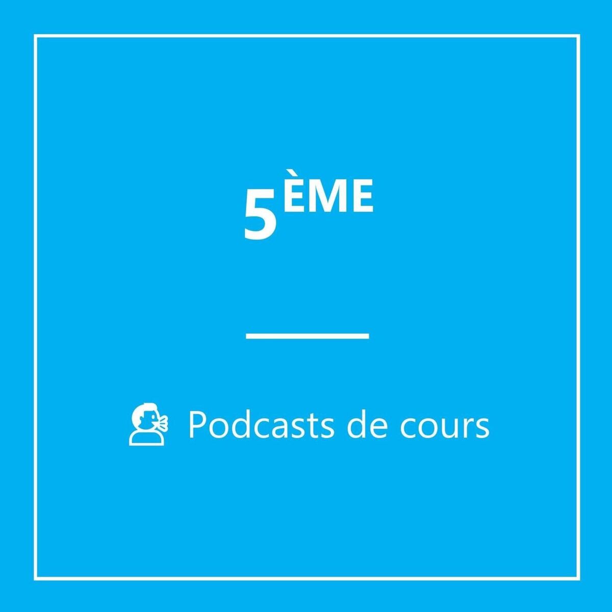 Show cover of 🎙️ 5ème PODCASTS