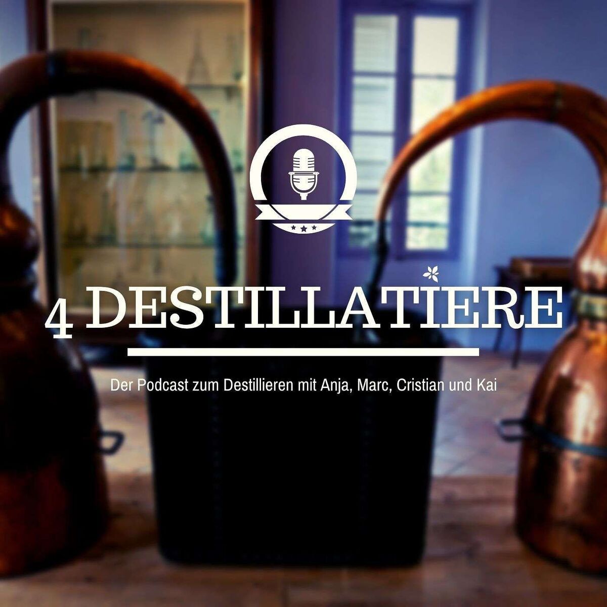 Show cover of 4 Destillatiere - der Destillations-Podcast