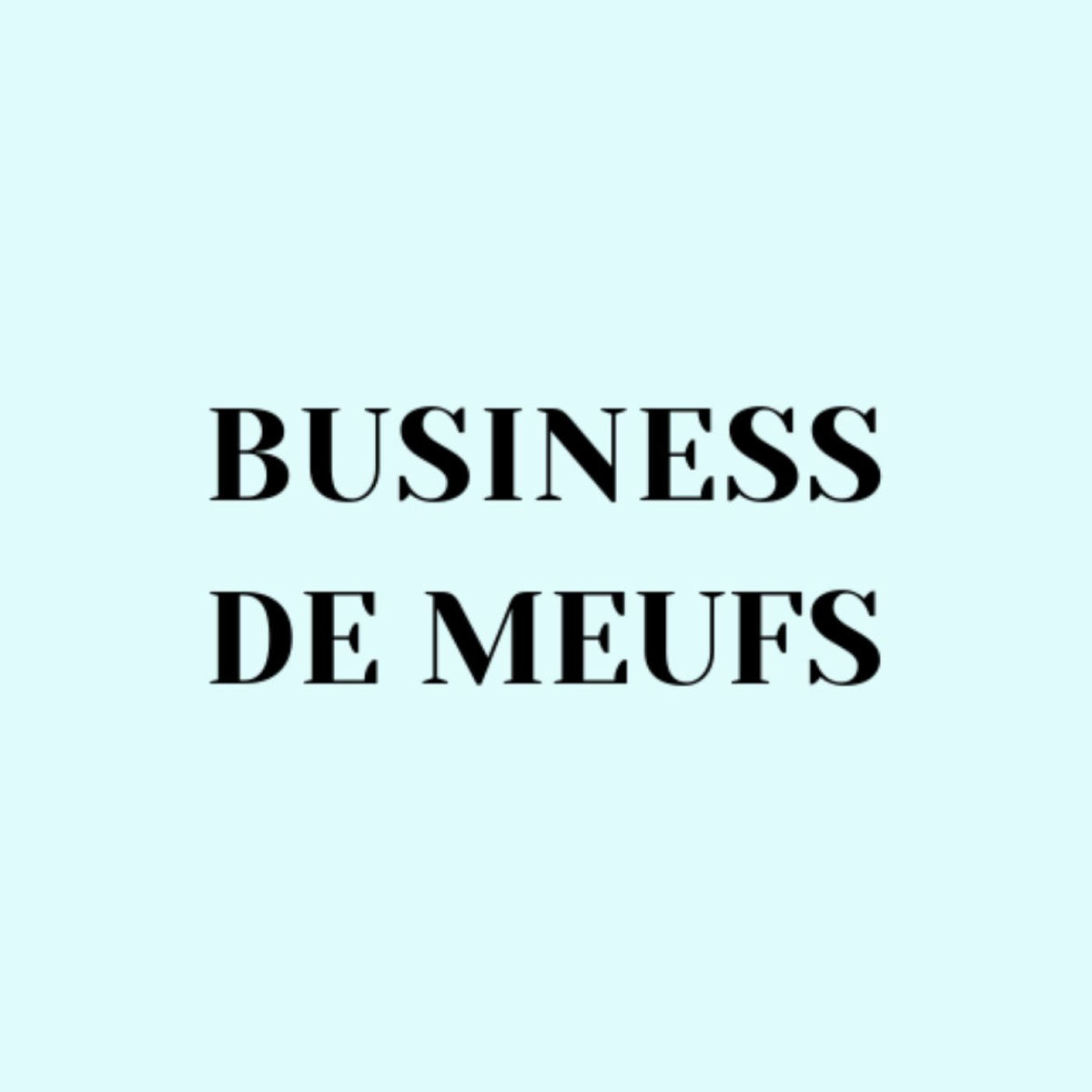 Show cover of Business de Meufs
