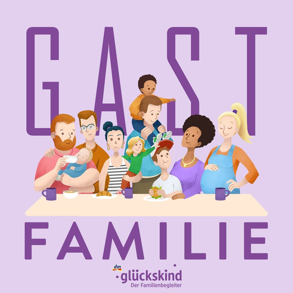 Show cover of GASTFAMILIE - der Familienpodcast von glückskind