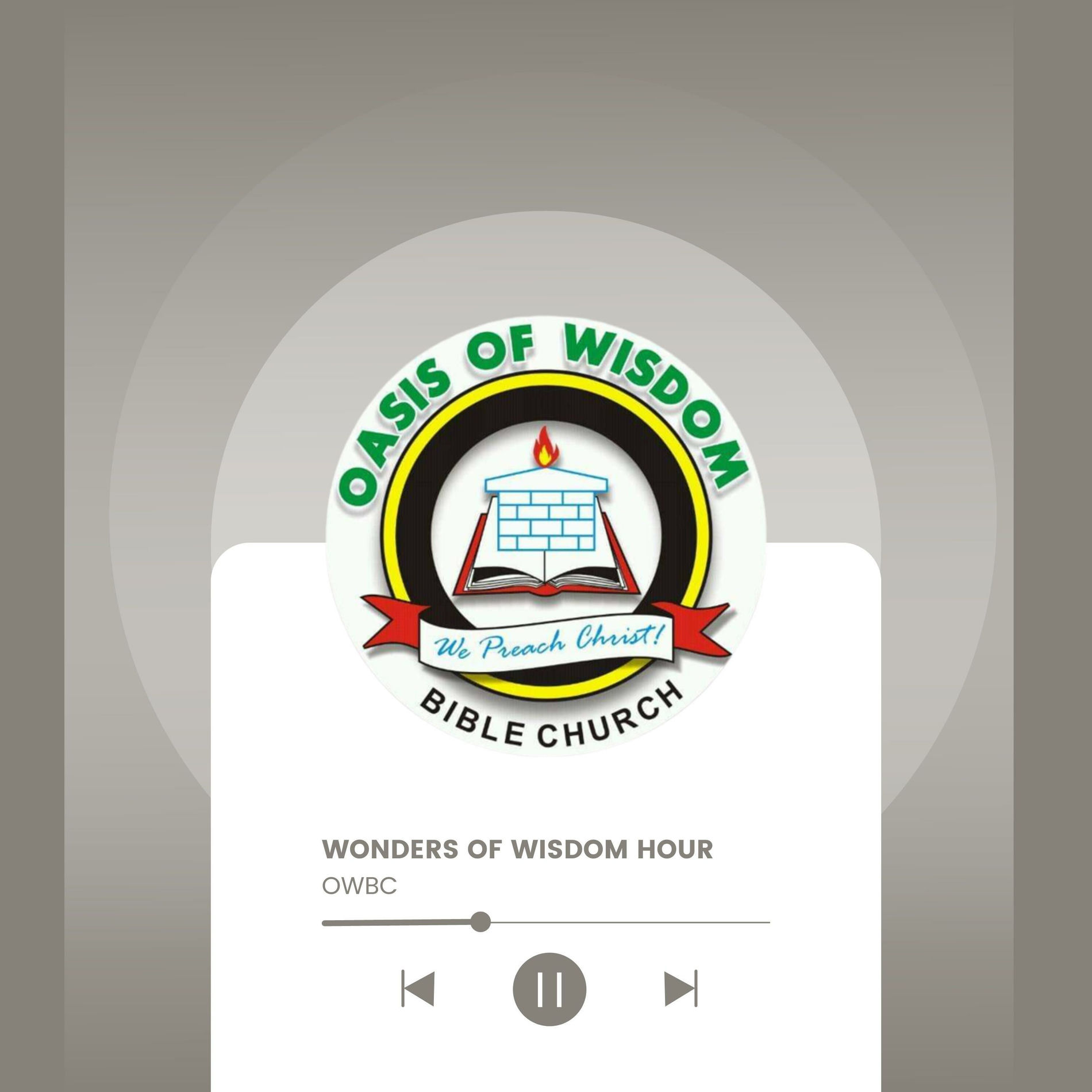 Show cover of Oasis of Wisdom Bible Church