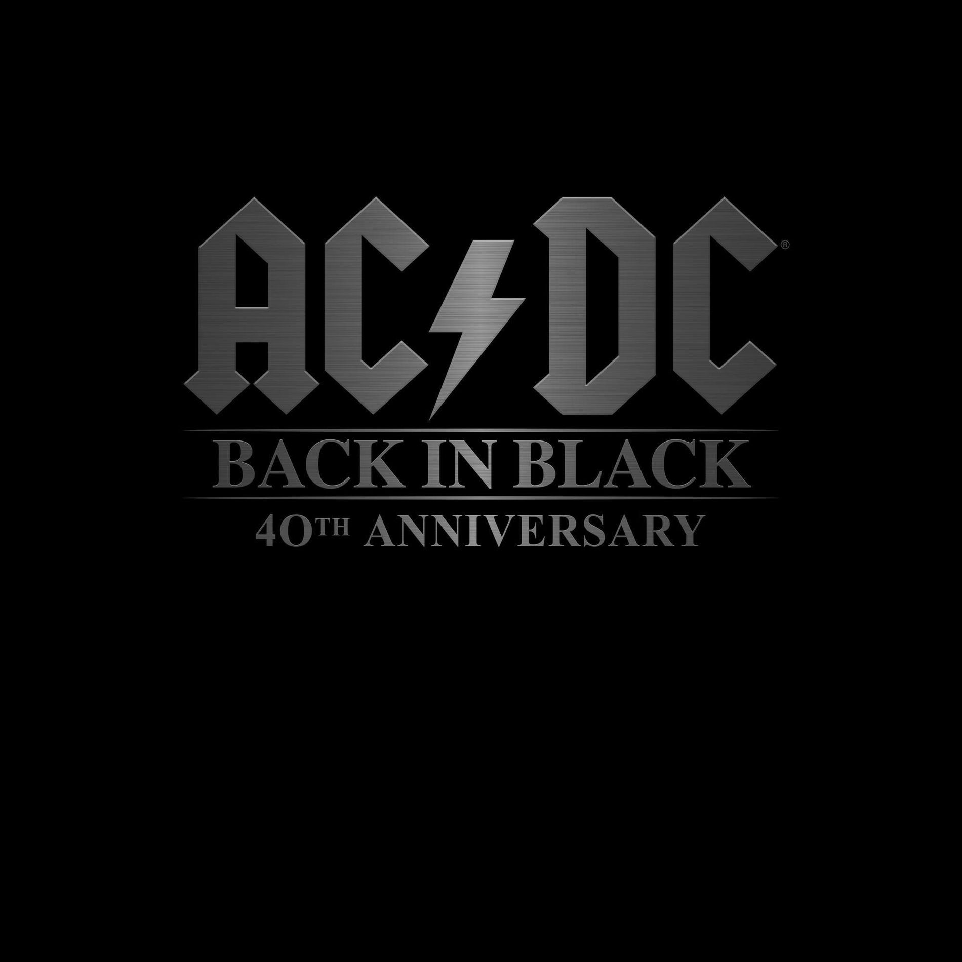 Show cover of AC/DC - Back in Black 40th anniversary