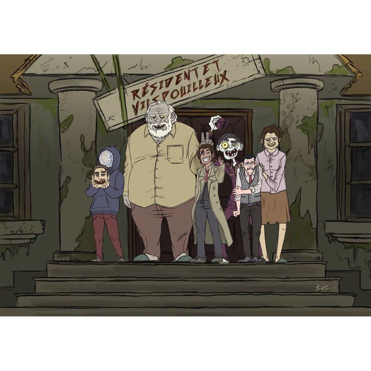Show cover of Les Résidents et Vils Pouilleux