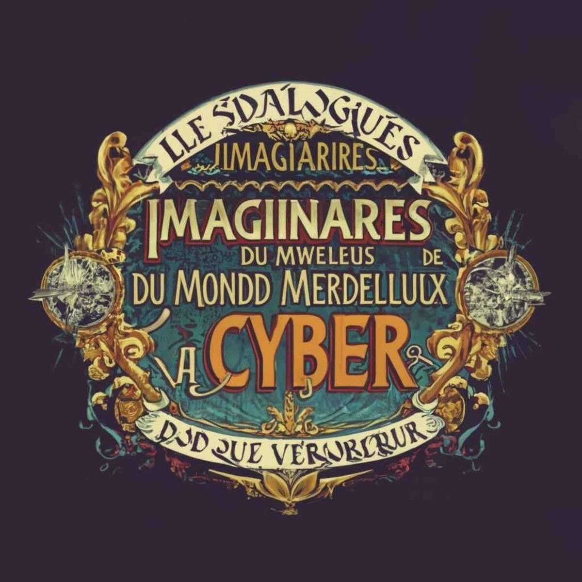 Show cover of Le monde merveilleux des dialogues imaginaires de la cyber
