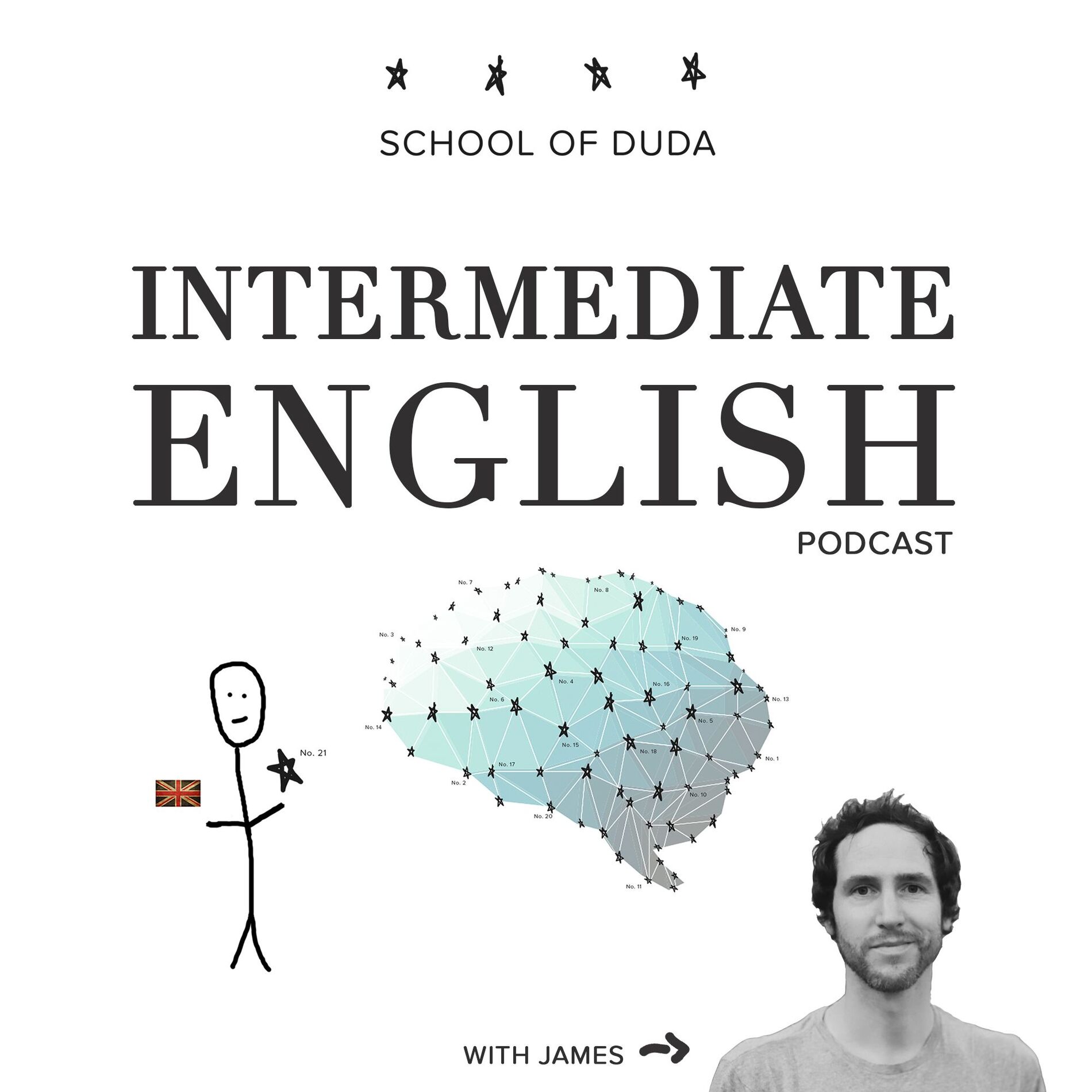 Show cover of School of Duda English Podcast