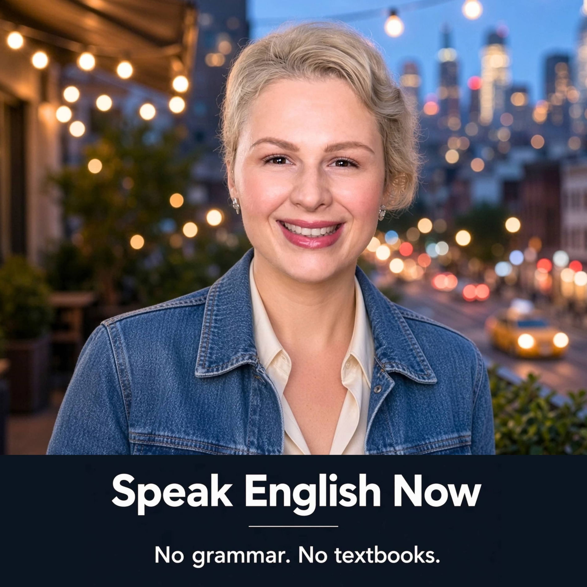 Show cover of Speak English Now – Mini-Stories with Georgiana