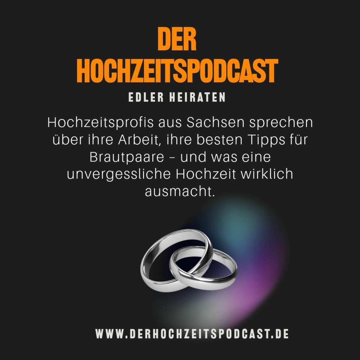 Show cover of Der Hochzeitspodcast - edler heiraten in Sachsen