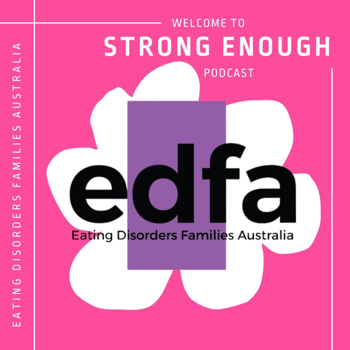 Show cover of Strong Enough by Eating Disorders Families Australia