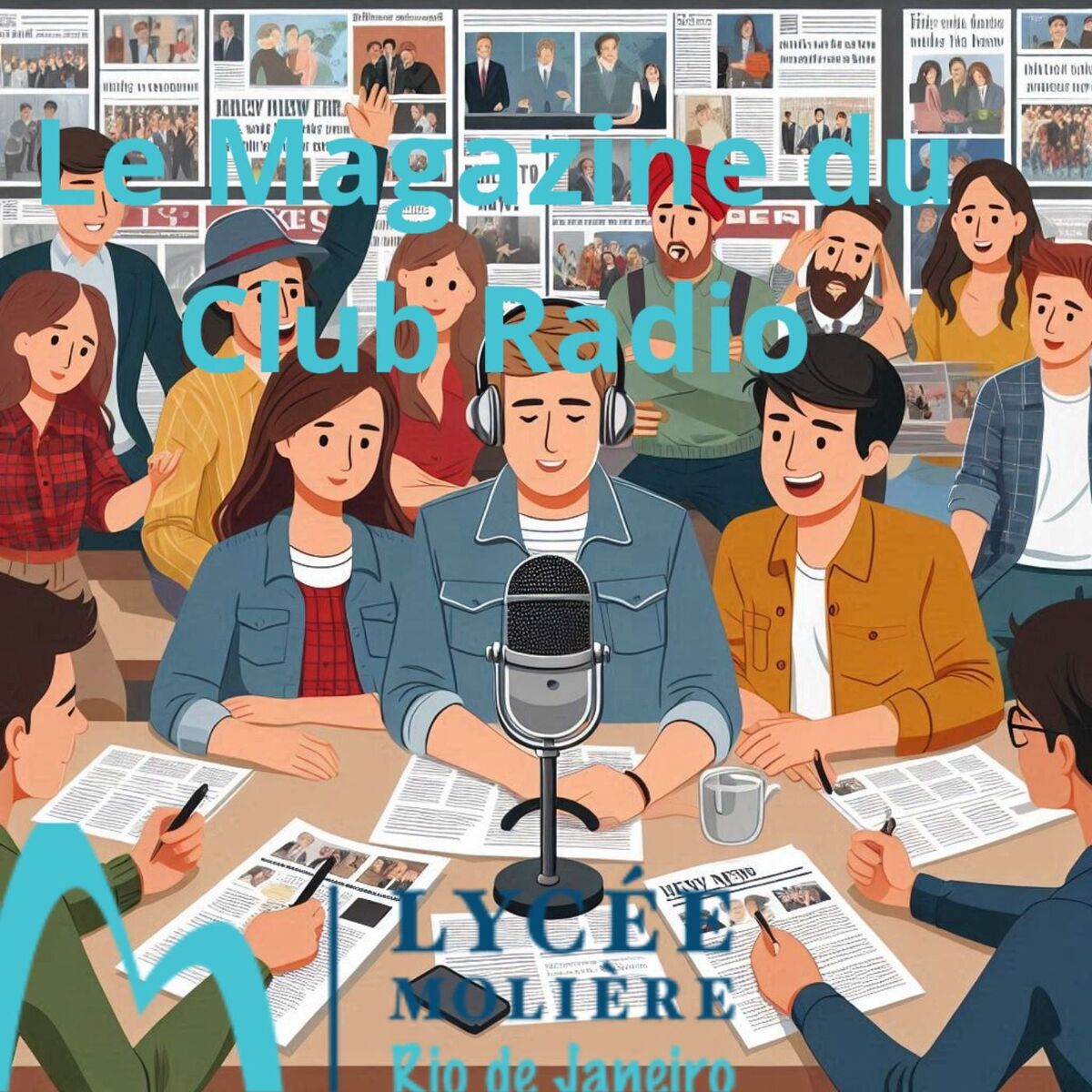 Show cover of Le Magazine du Club Radio du Lycée Molière