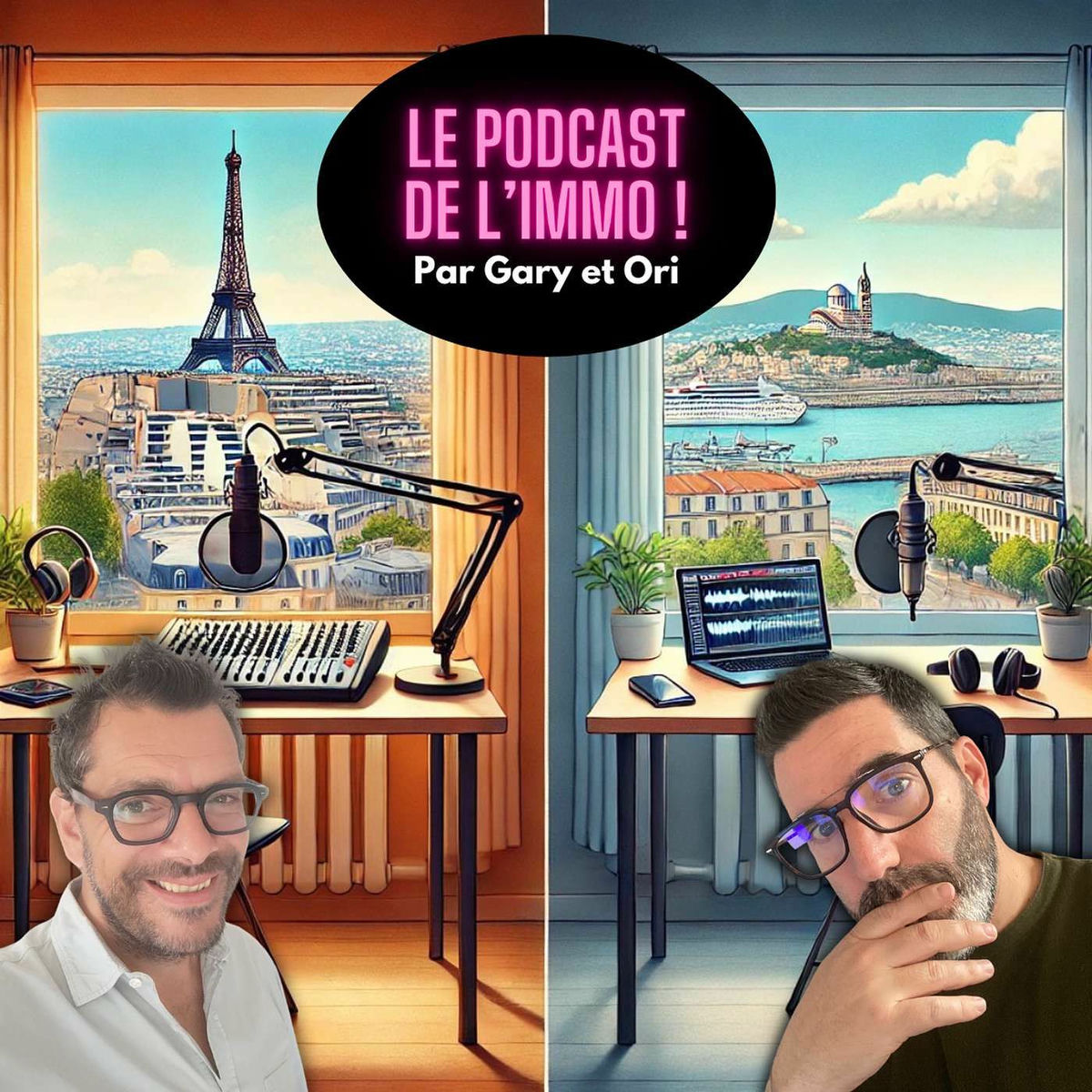 Show cover of Le podcast de l'immo par Gary et Ori