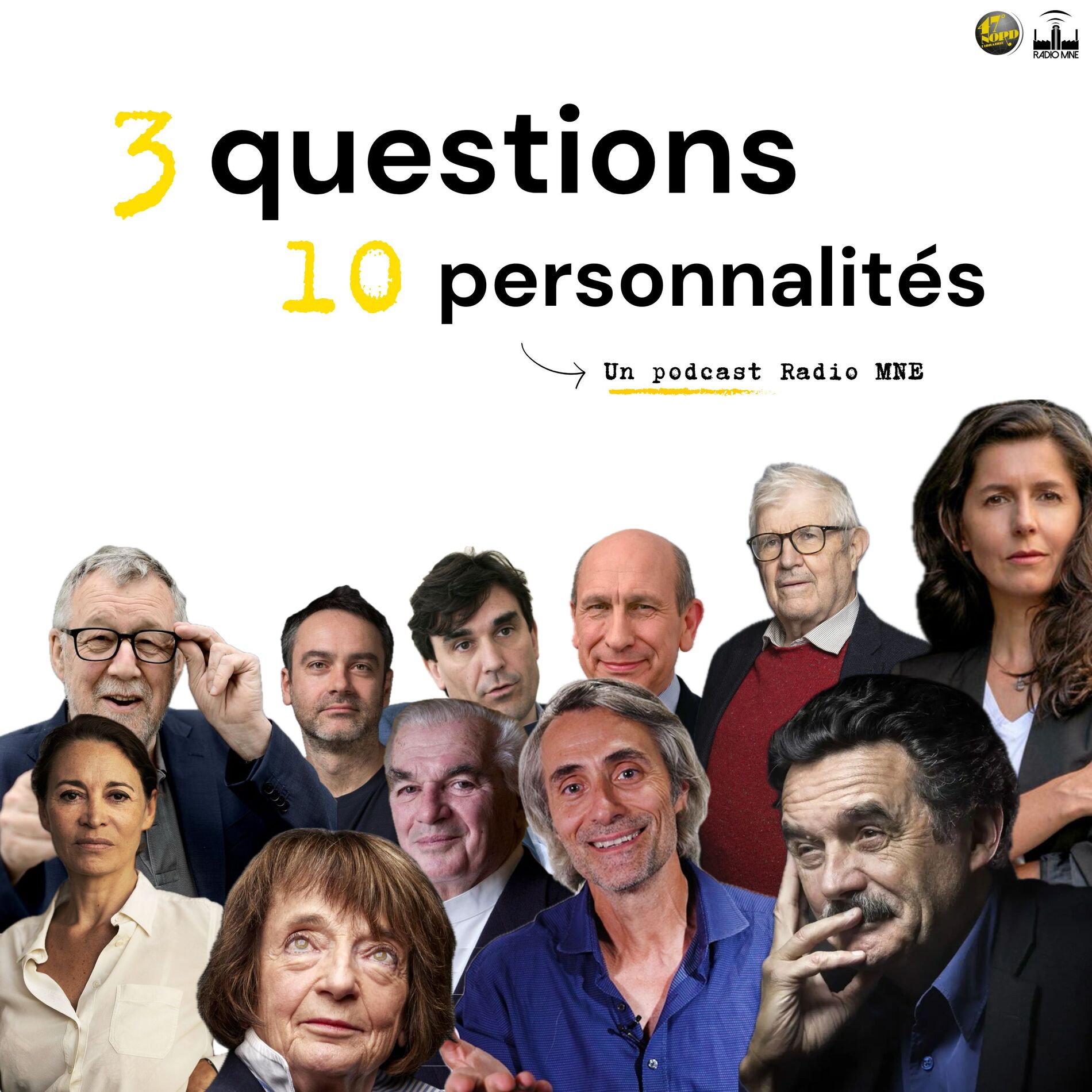 Show cover of 3 questions, 10 personnalités