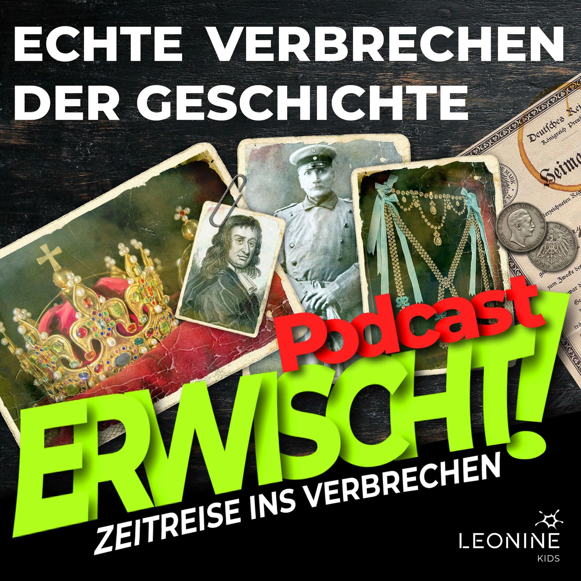 Show cover of Erwischt! Zeitreise ins Verbrechen