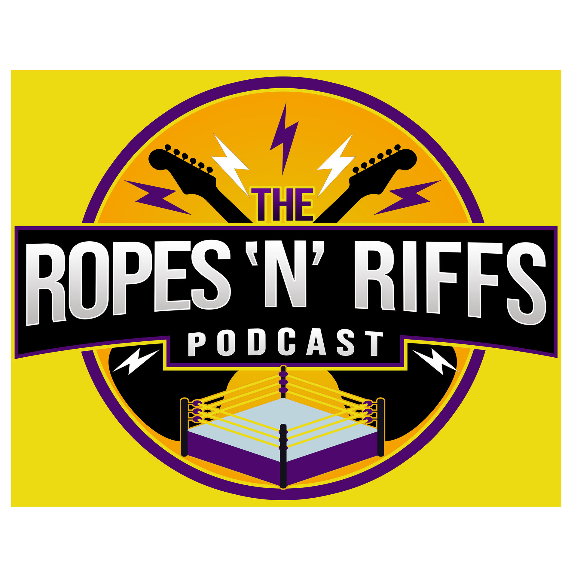 Show cover of Ropes N Riffs - Wrestling Entrance Themes, Wrestling and Music Stories