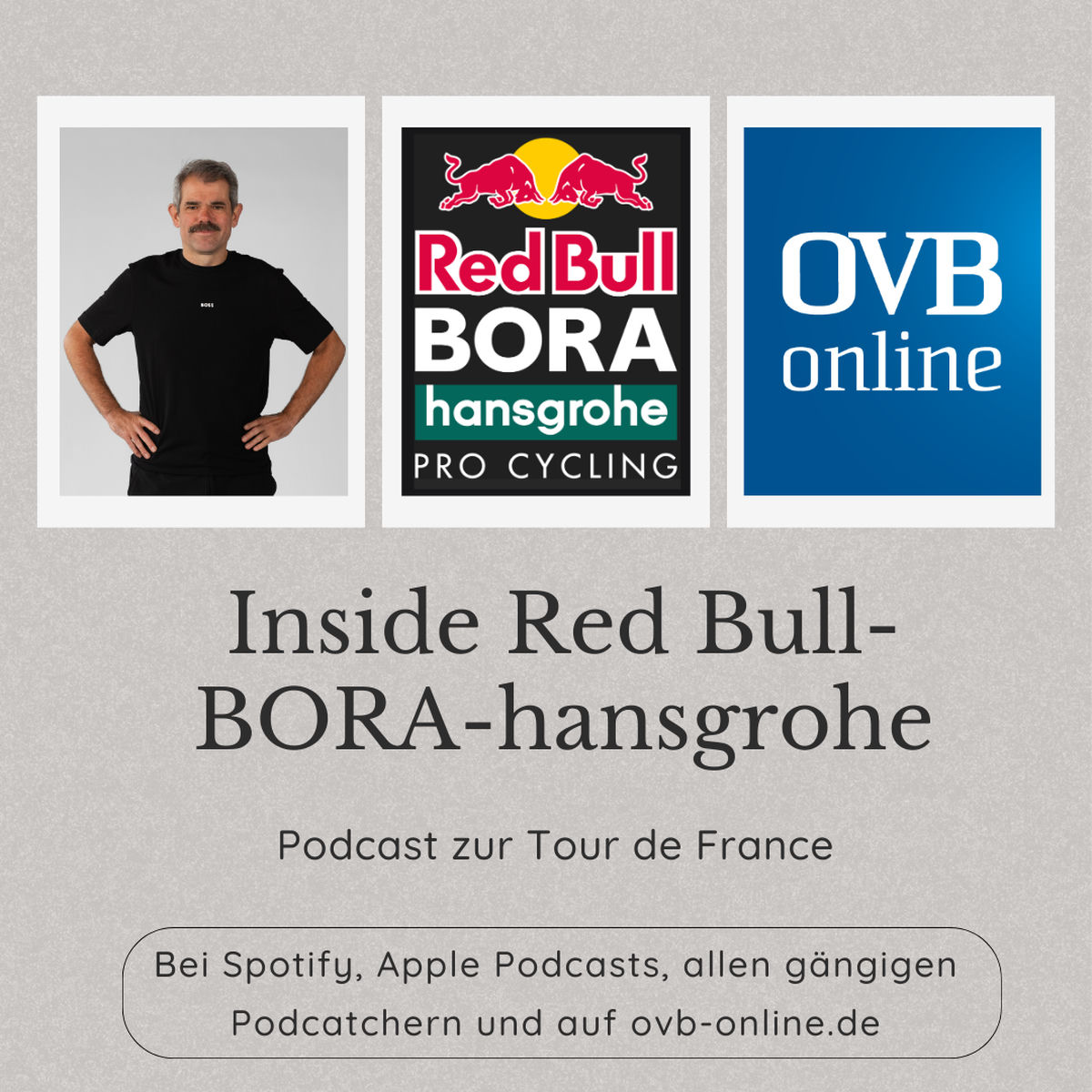 Show cover of Inside Red Bull-BORA-hansgrohe - Podcast zur Tour de France
