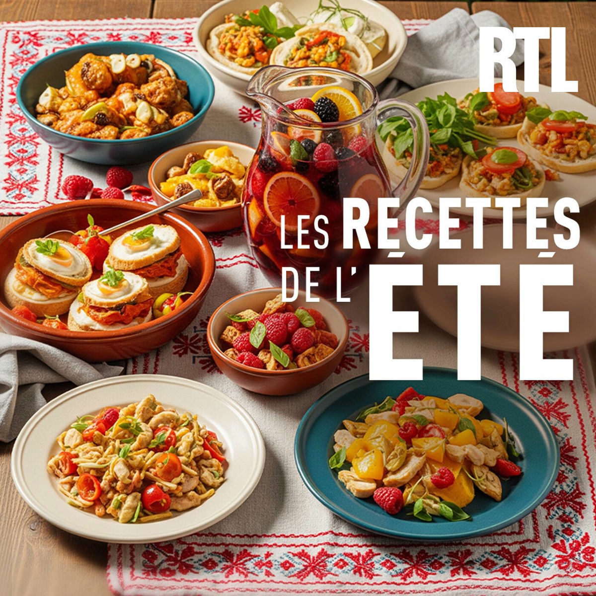 Show cover of Les recettes de l'été