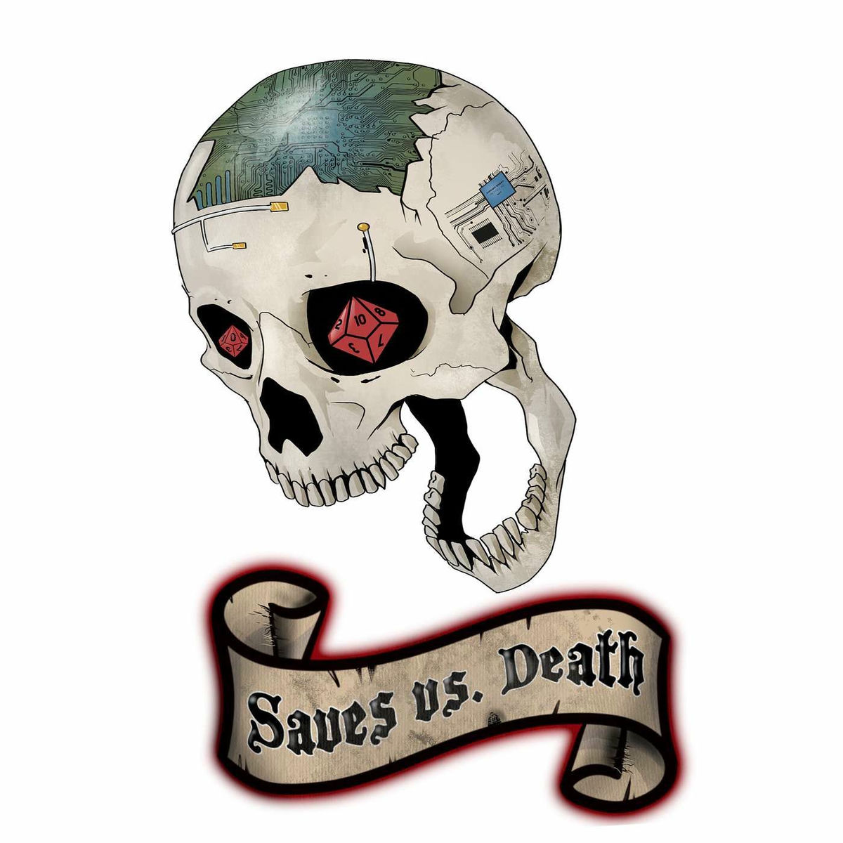 Show cover of Saves vs Death: Shades of Scarlet Cyberpunk RED TTRPG Actual Play
