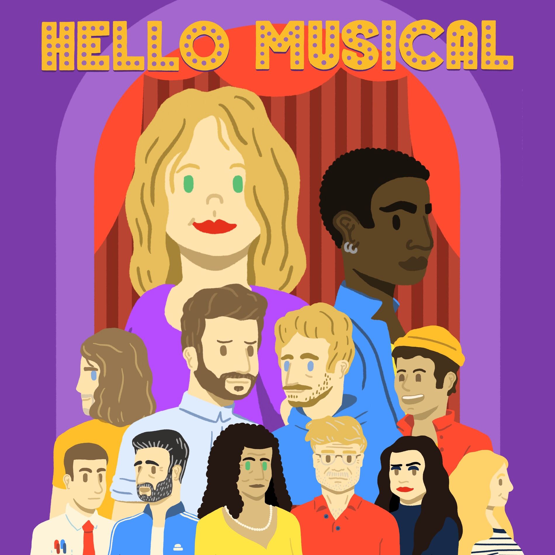 Show cover of Hello Musical - Le Podcast qui Chante !