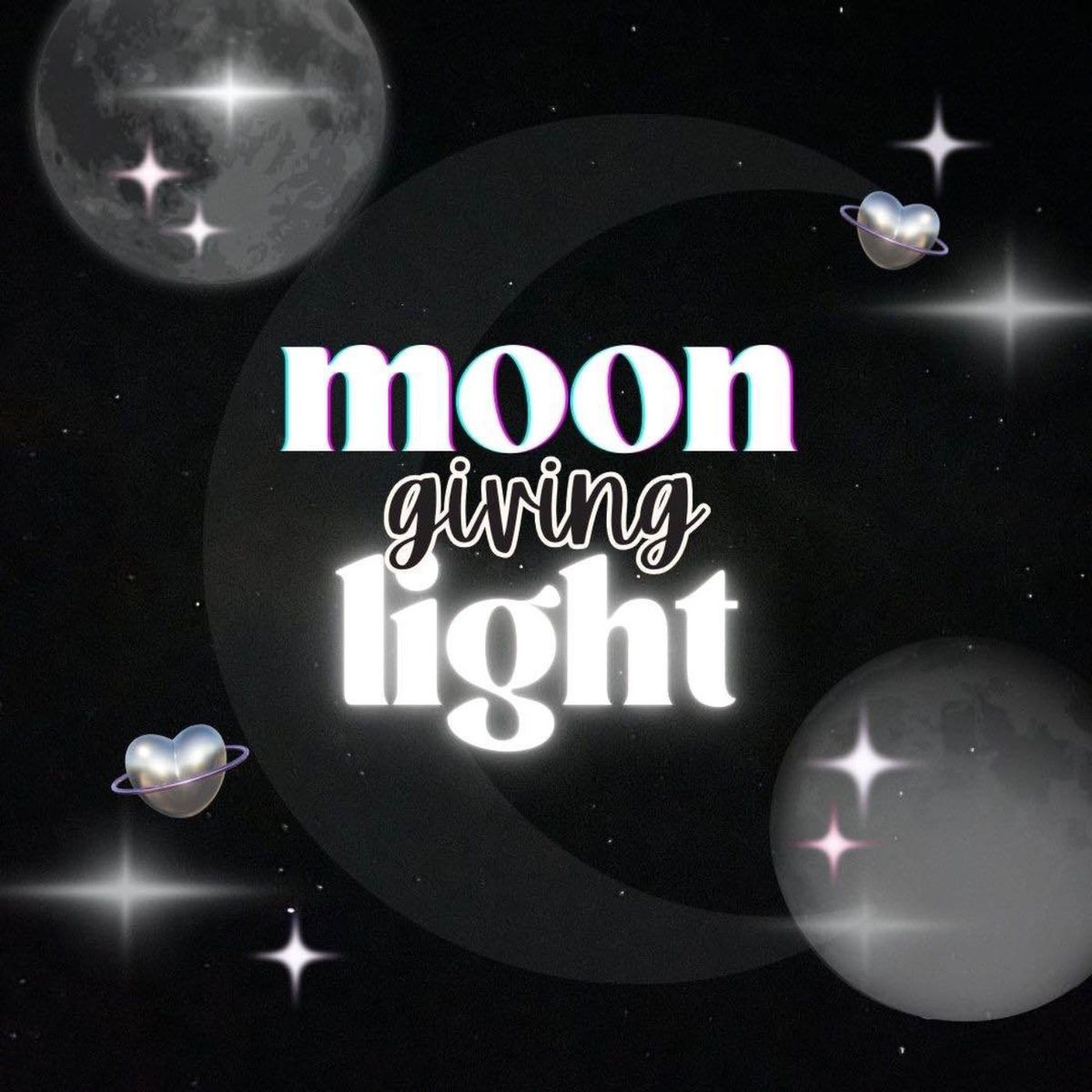 Show cover of moon giving light