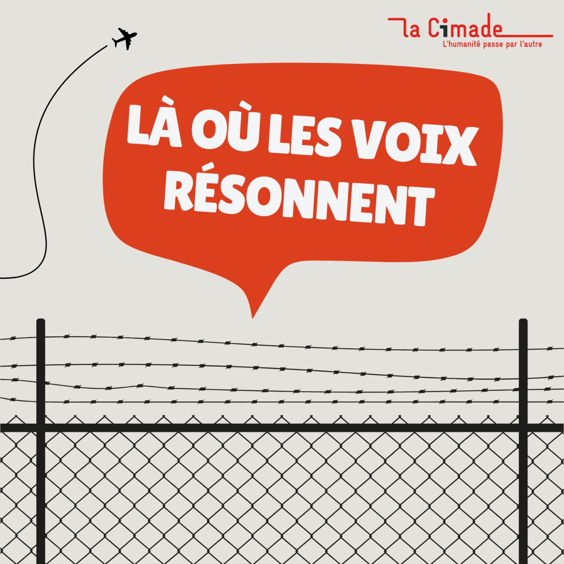 Show cover of Là où les voix résonnent : échos de centres de rétention administrative