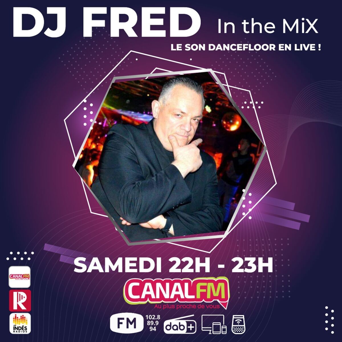 Show cover of DJ Fred in the MiX, le son dancefloor en Live !
