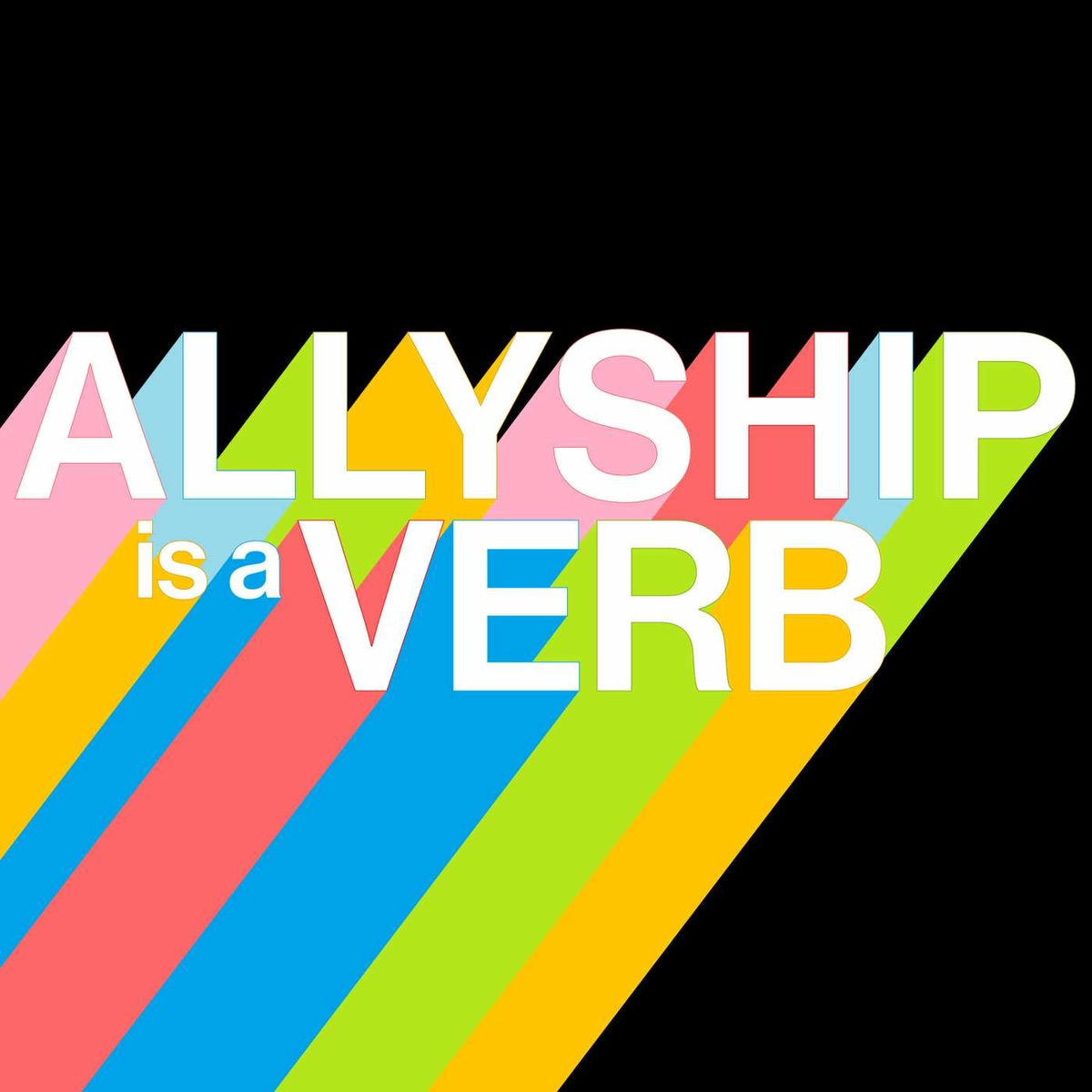 Show cover of Allyship is a Verb